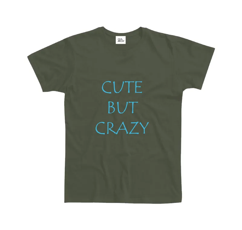 בייסיק טי cute but crazy