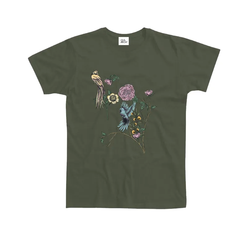 Basic T-shirt Birds and Roses