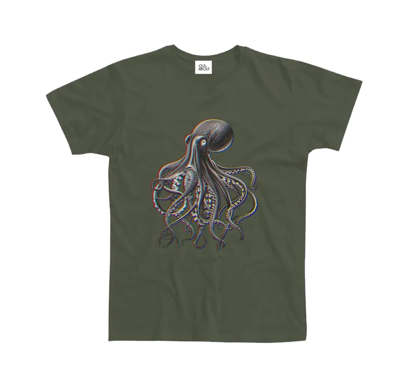 Basic octopus glow tee 1