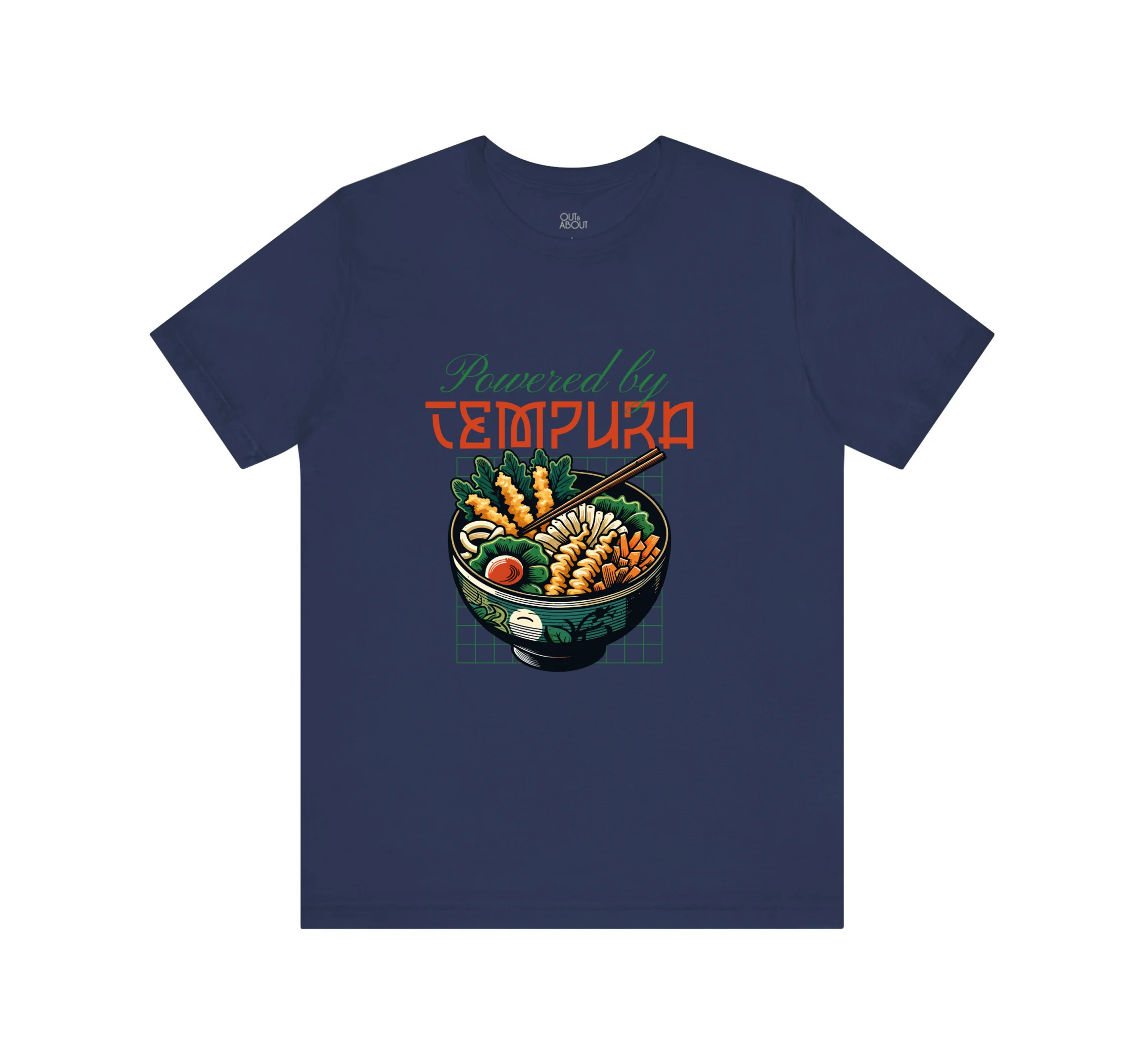 בייסיק טי Powered by Tempura - כחול נייבי, S