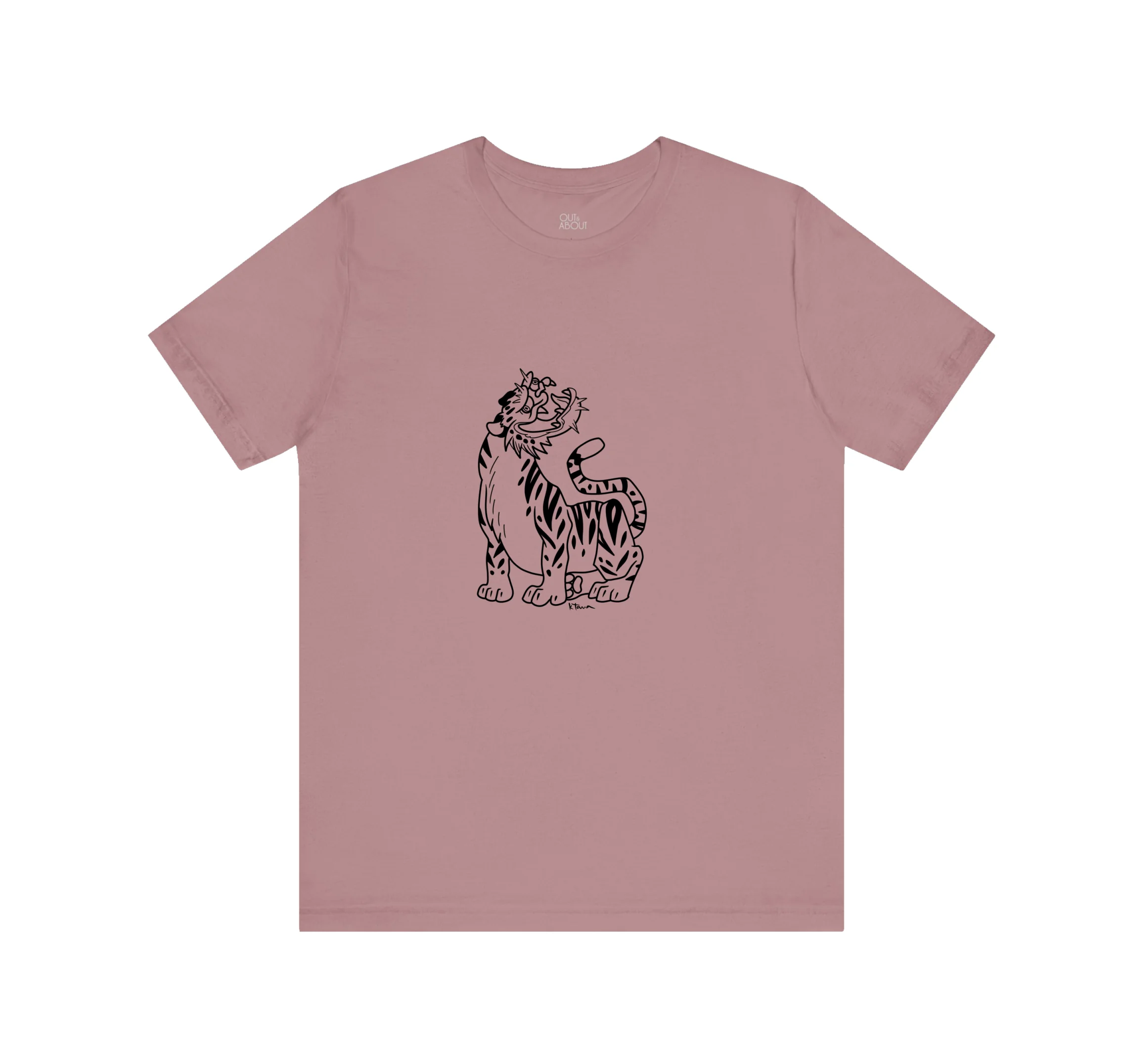 בייסיק טי Outline Tiger