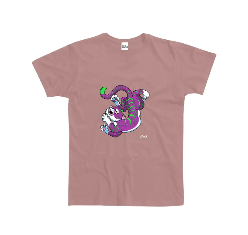 Basic Purple Tiger Tee