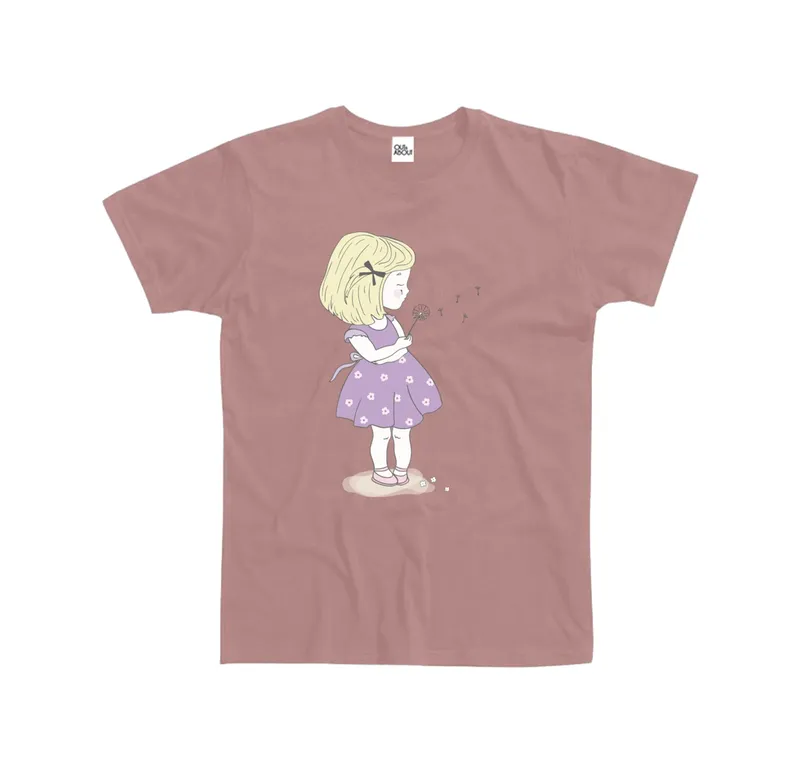 Basic T-shirt for a girl and a boy