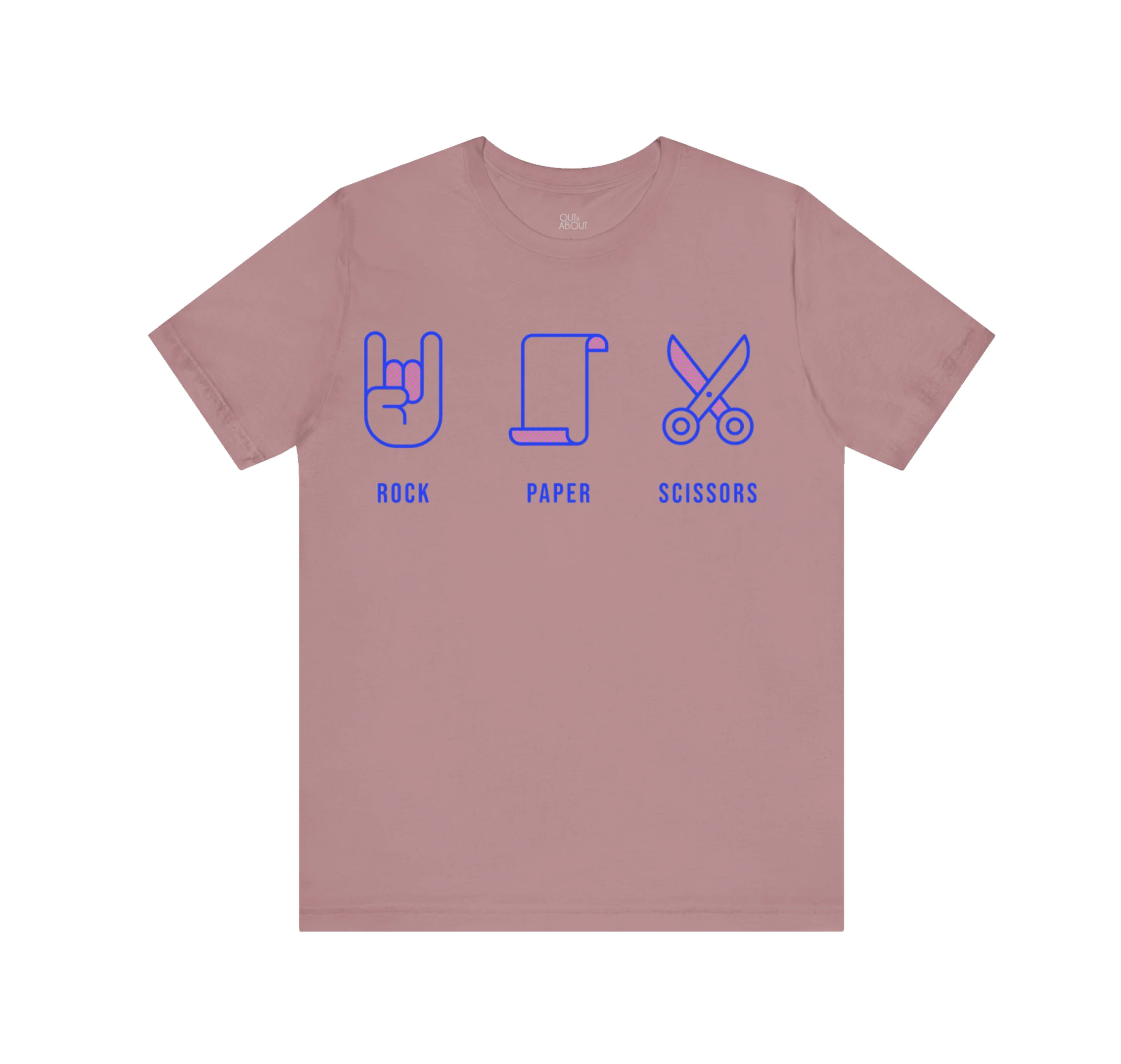 חולצה רוק נייר ומספריים חולצה רוק נייר ומספריים