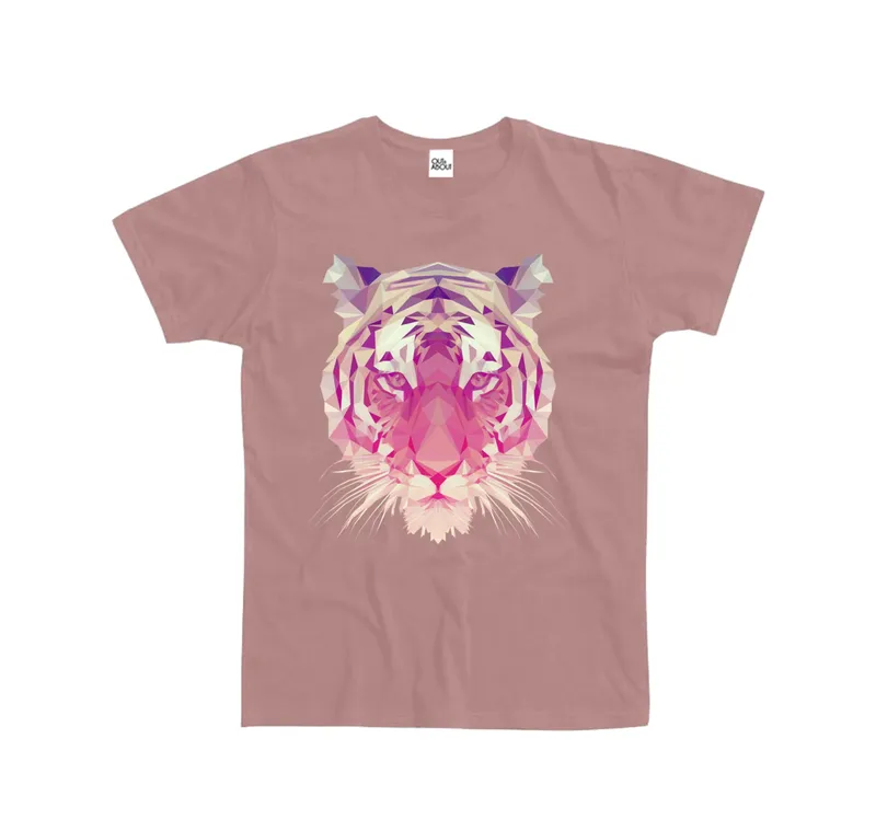 Basic Geometric Tiger Tee