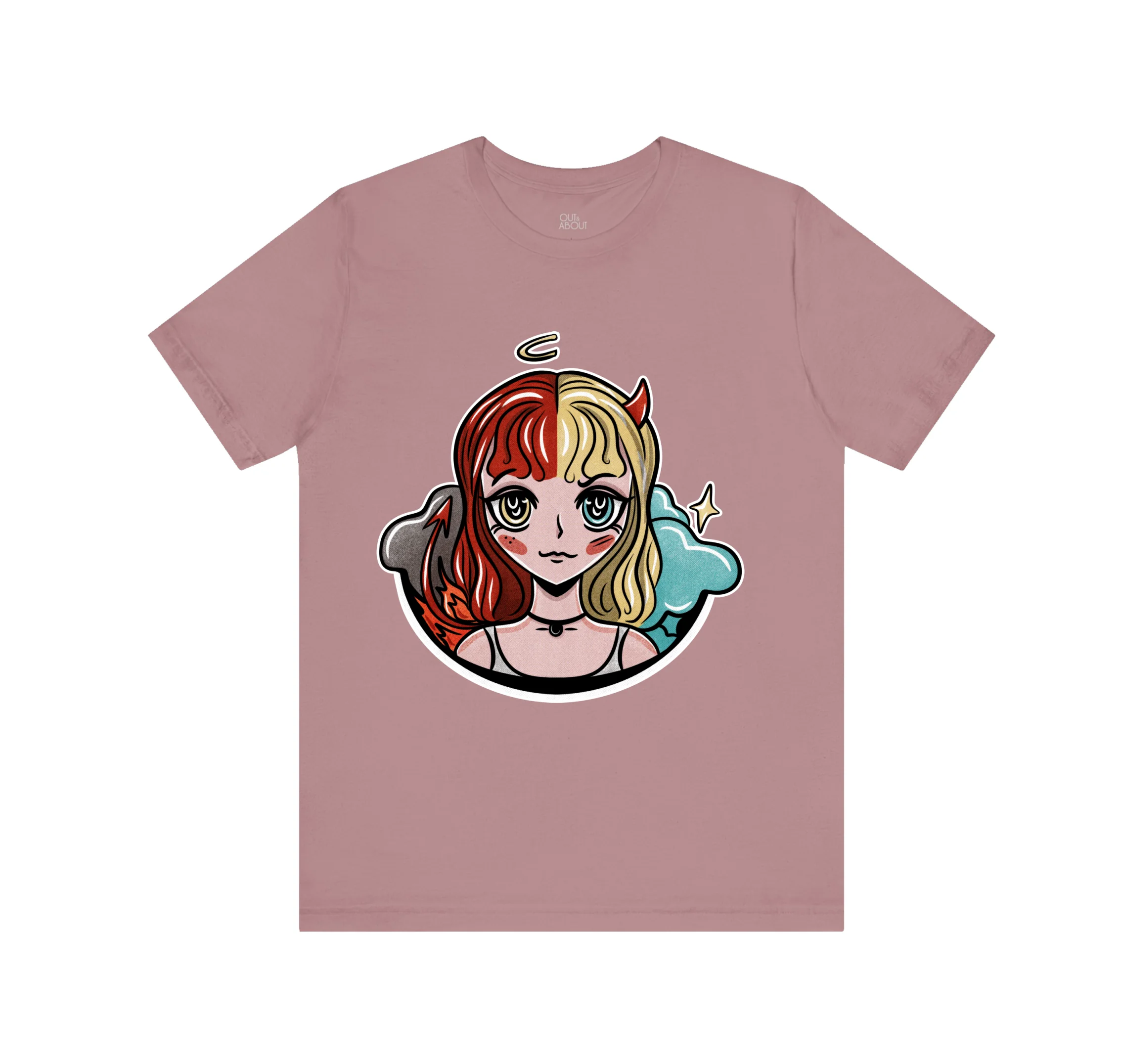 חולצה good and evil חולצה good and evil