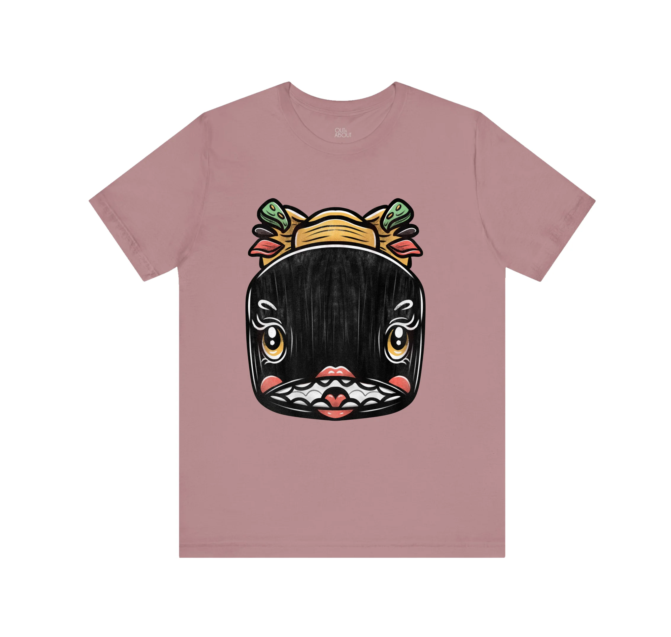 בייסיק טי miss sushi - M, ורוד עתיק