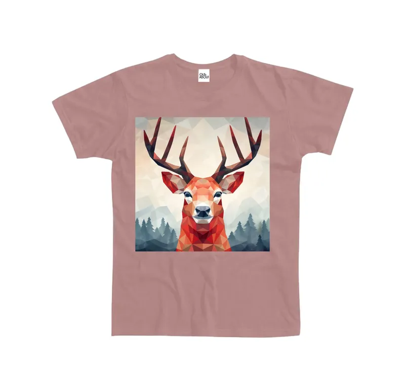 Basic Tee Triangulated deer 4