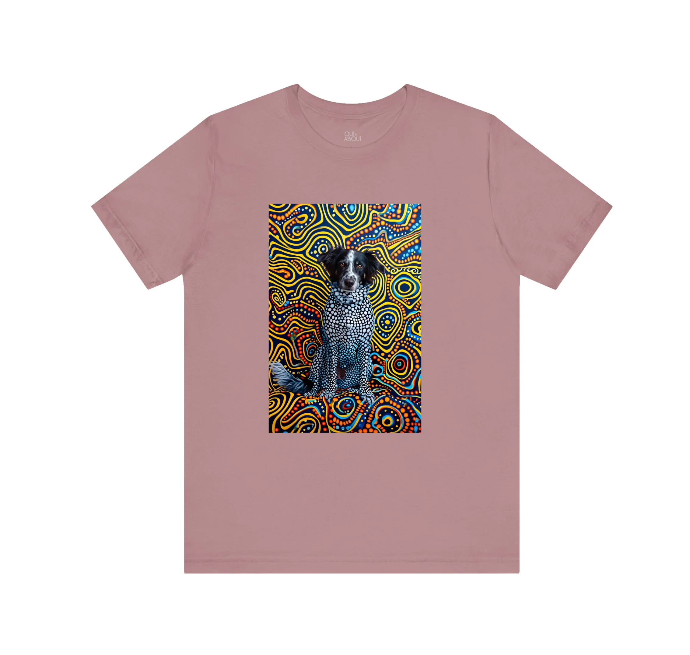 בייסיק טי dog and dots בייסיק טי dog and dots