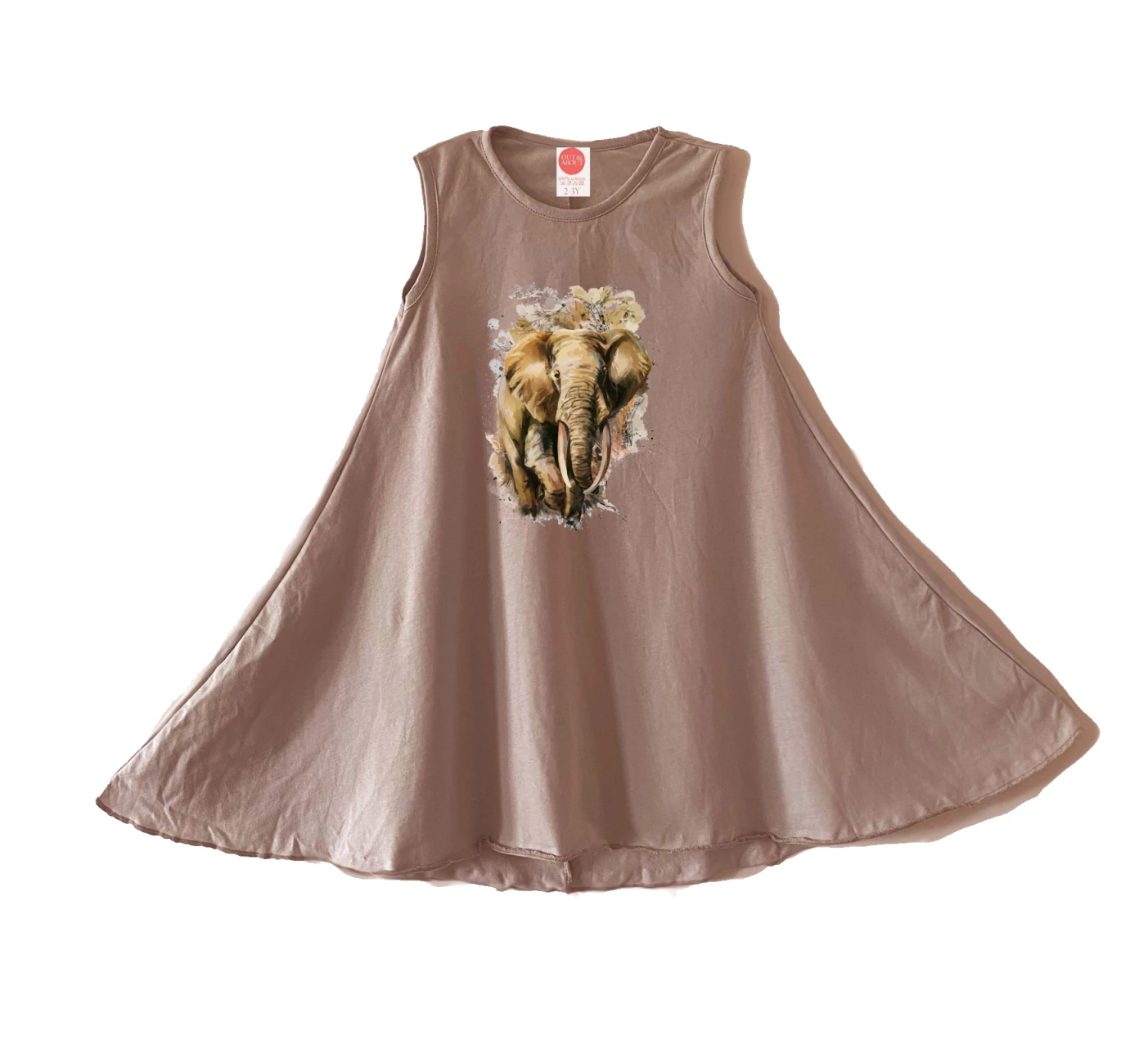 שמלה פיל מצוייר שמלה פיל מצוייר