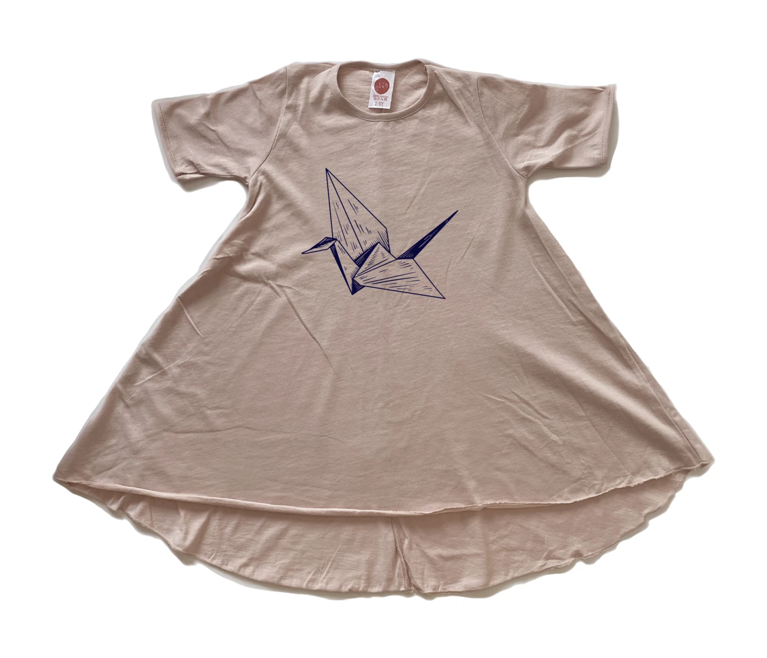 שמלה ציפור בקיפול נייר שמלה ציפור בקיפול נייר