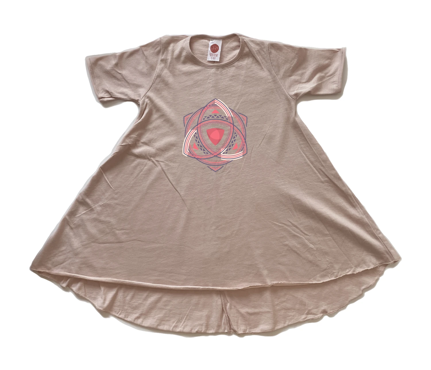 שמלה טריקווטרה פסטל שמלה טריקווטרה פסטל