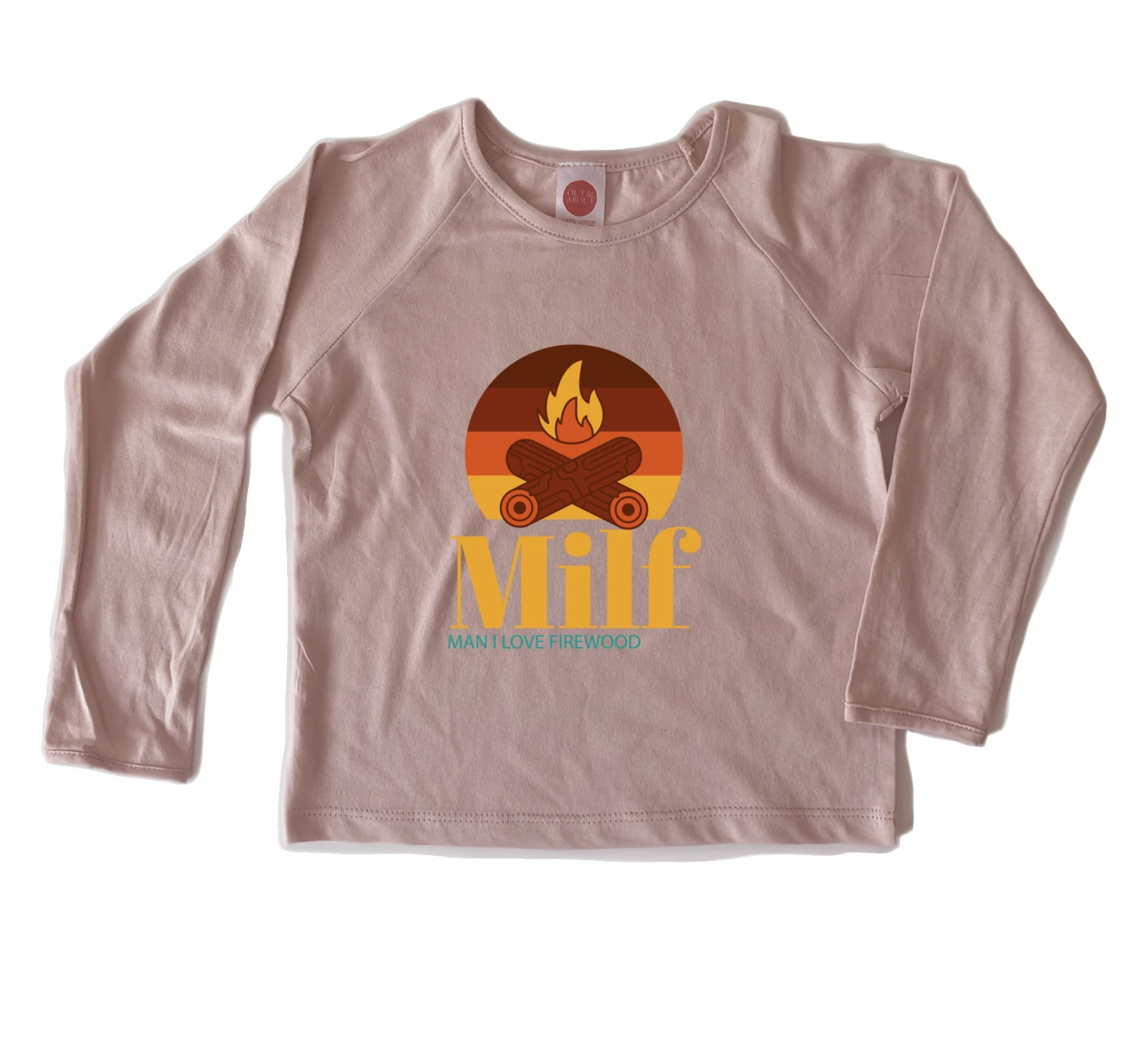 חולצת ילדים MILF מדורה חולצת ילדים MILF מדורה