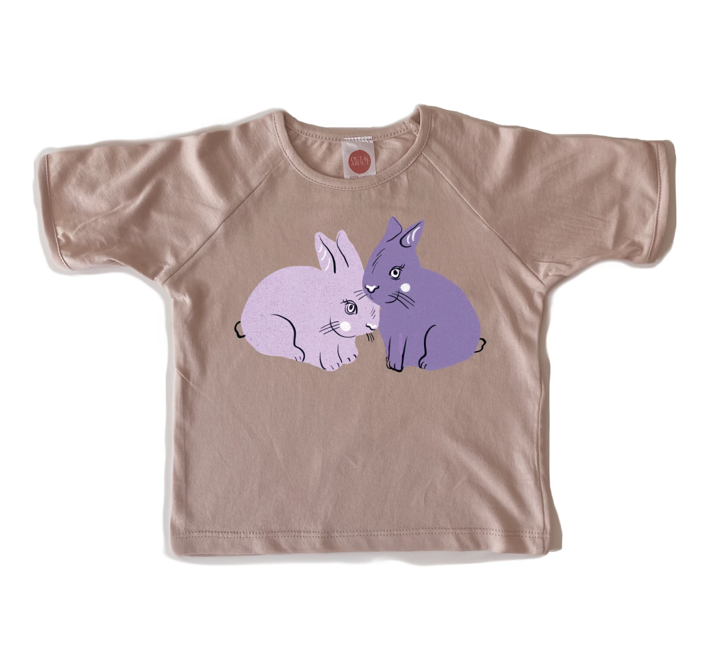 חולצת ילדים bunnies Purple