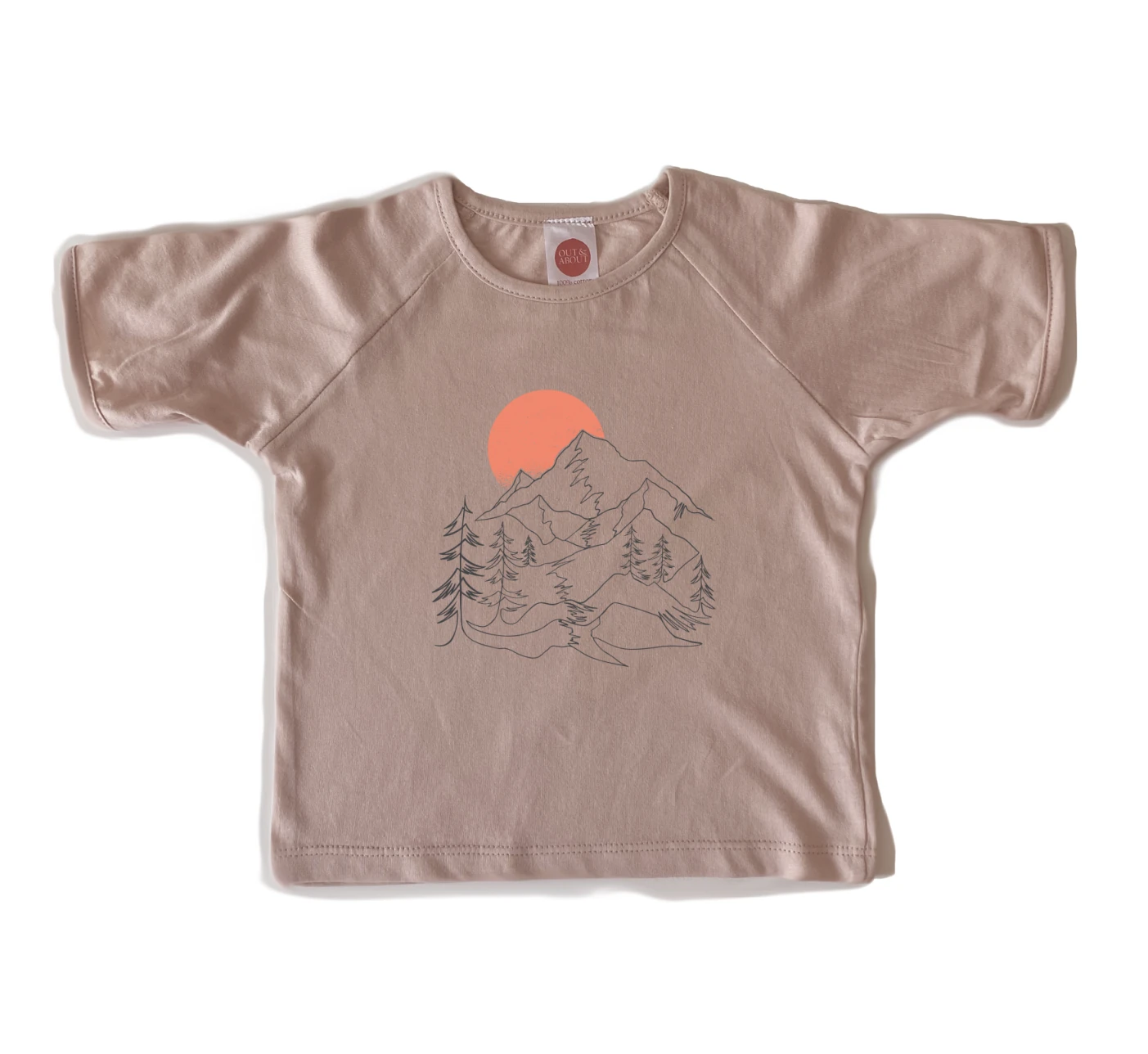 חולצת ילדים נוף גרפי חולצת ילדים נוף גרפי