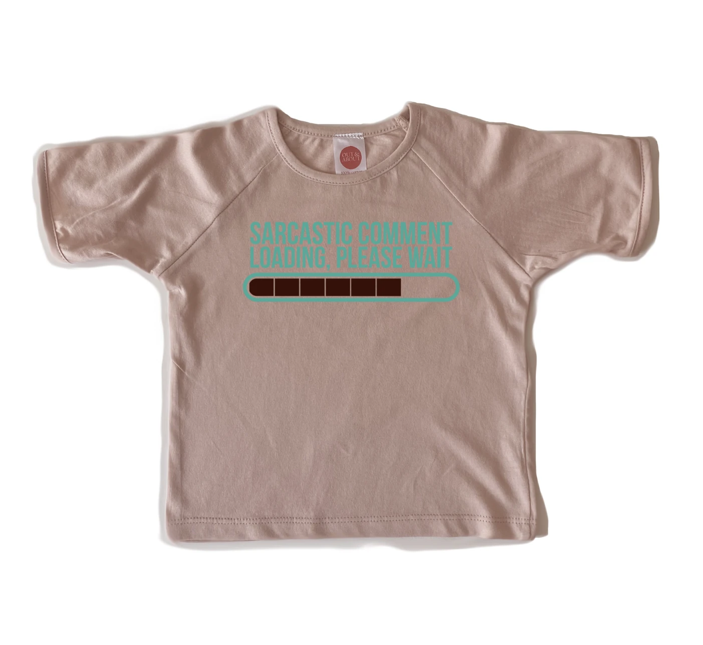 חולצת ילדים טוען הערה סרקטסטית