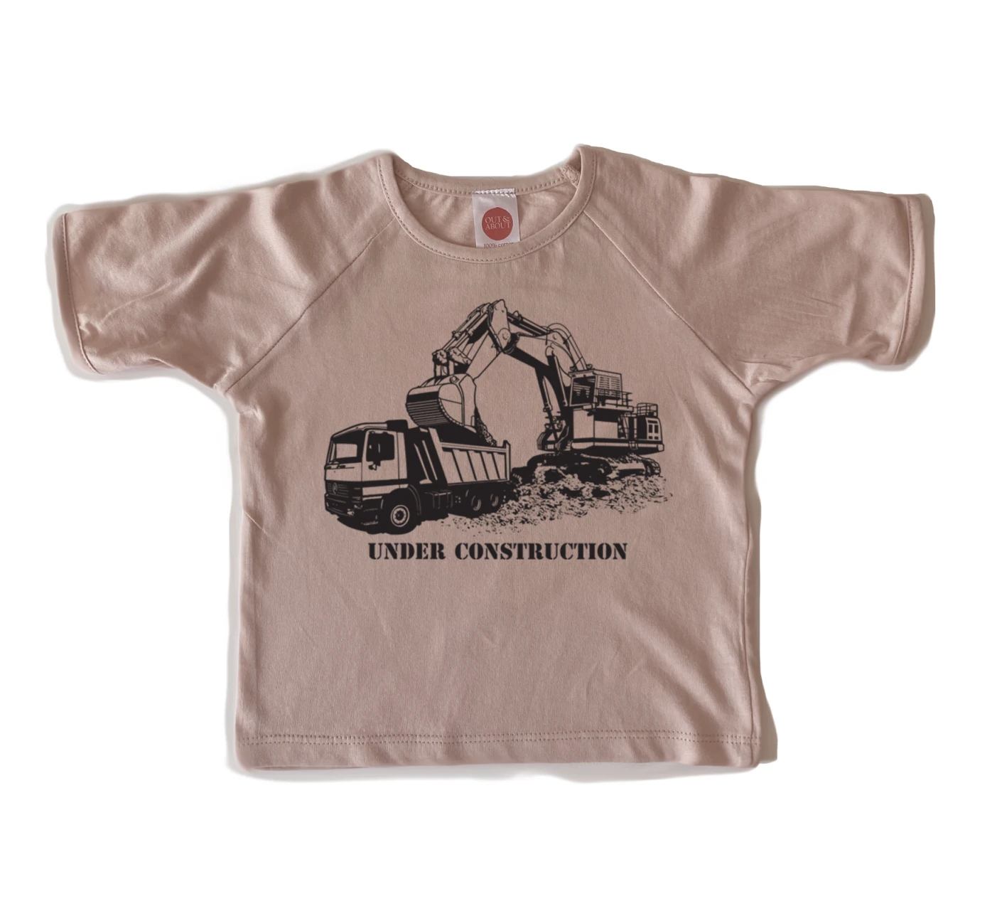 חולצת ילדים אתר בנייה