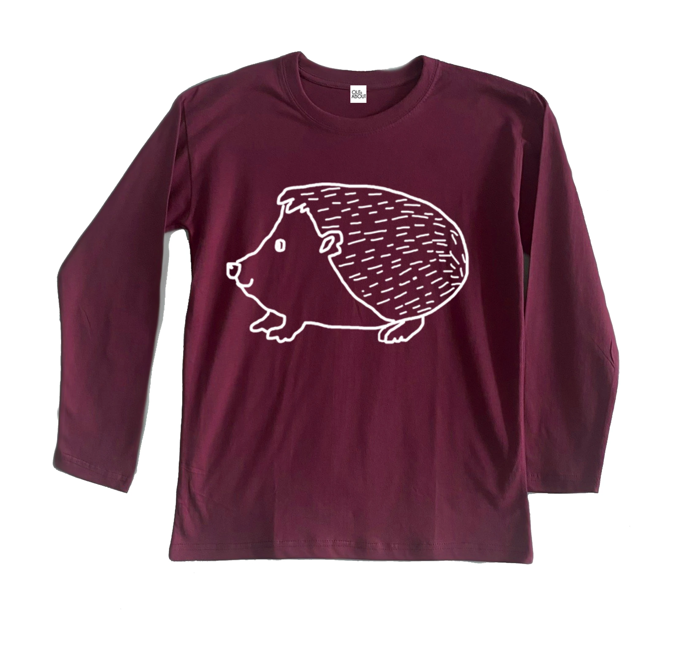 חולצה ארוכה איור קיפוד