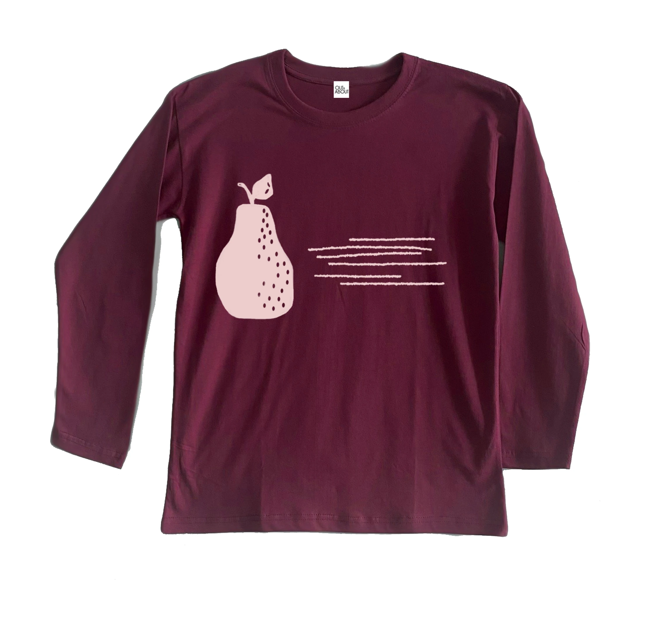 חולצה ארוכה אגס חולצה ארוכה אגס