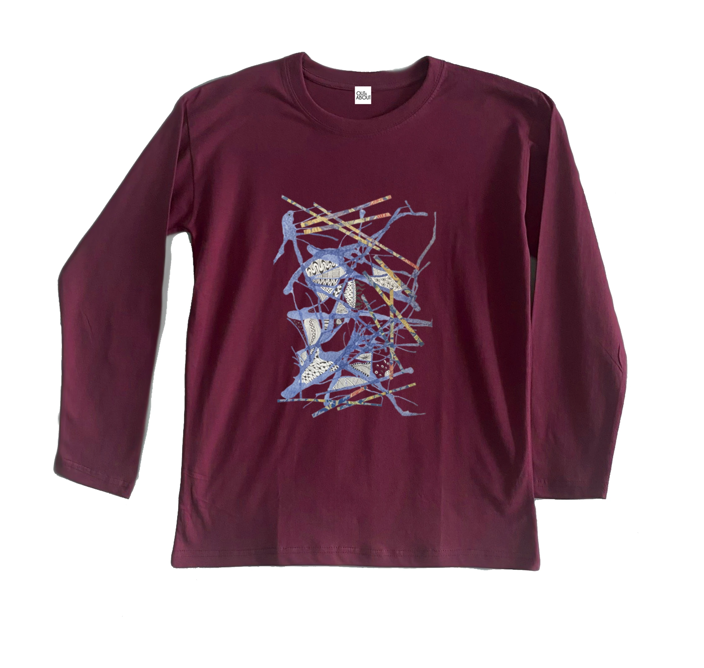 חולצה ארוכה נשיפה חולצה ארוכה נשיפה