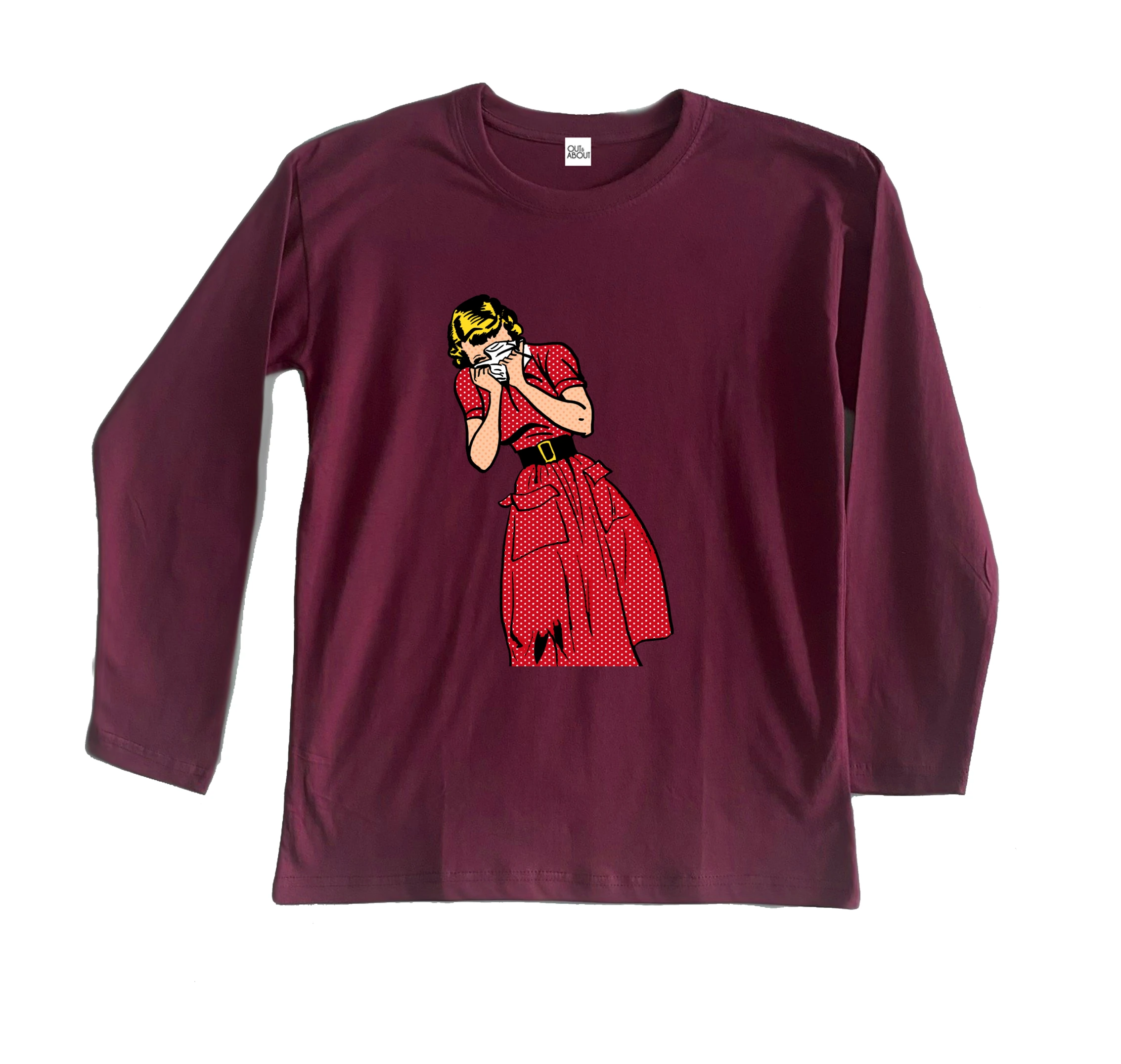 חולצה ארוכה פופ ארט 11 חולצה ארוכה פופ ארט 11