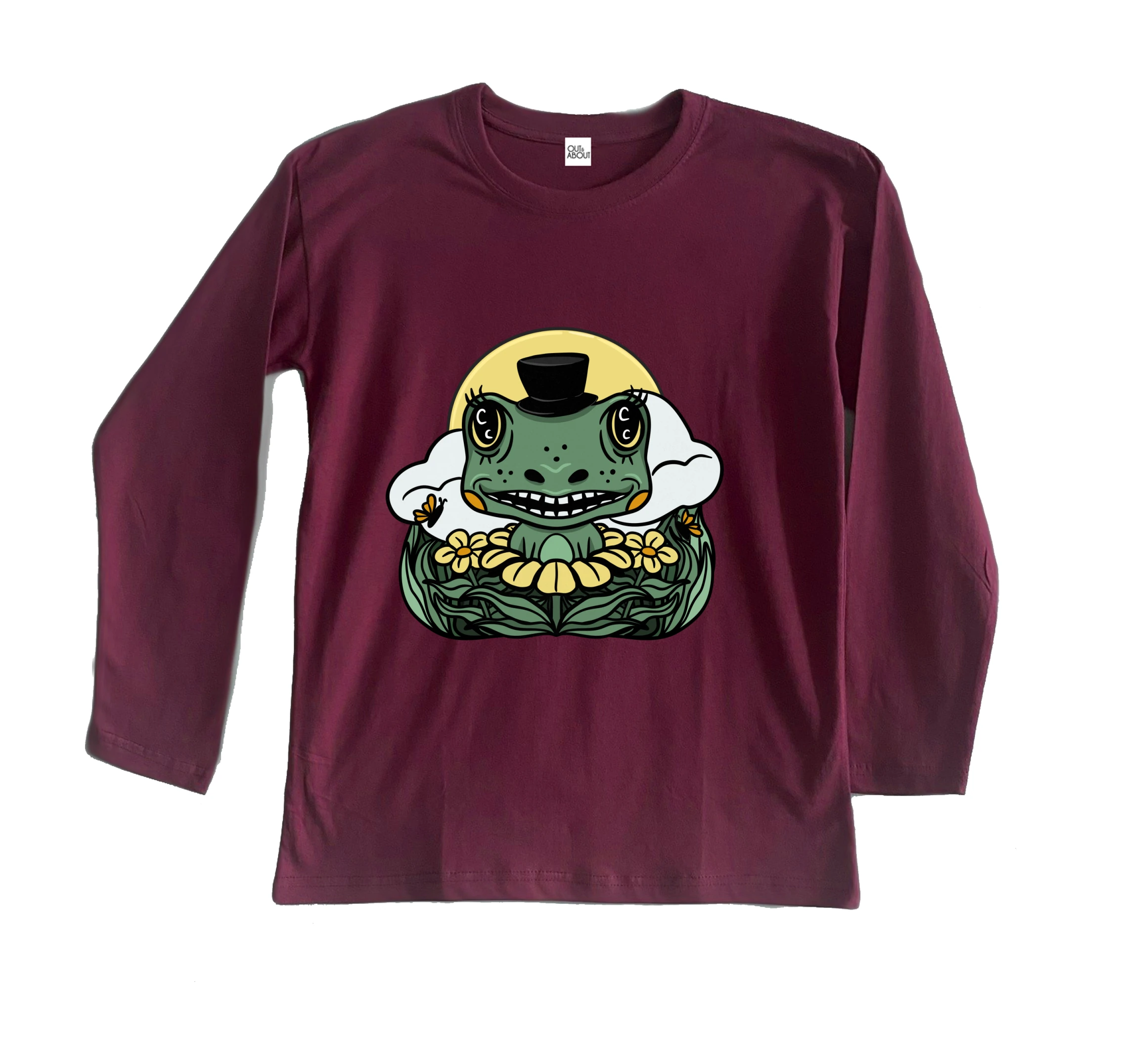 חולצה ארוכה צפרדע חרצית חולצה ארוכה צפרדע חרצית