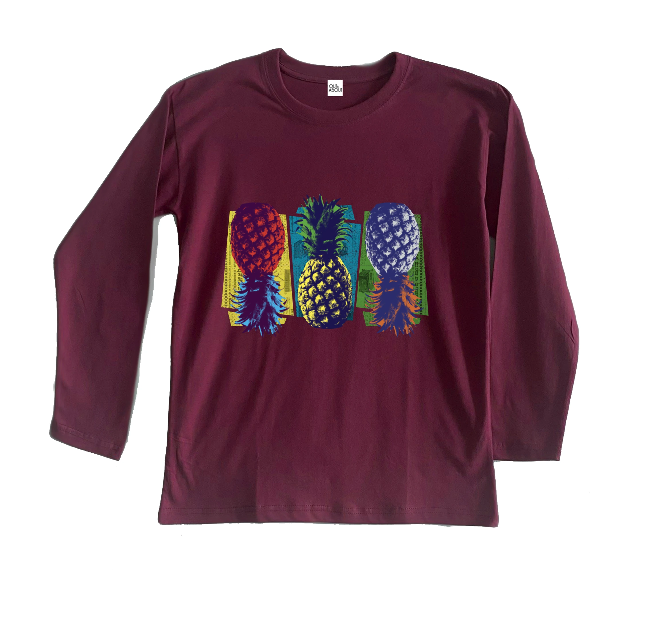 חולצה ארוכה Pop Art Pineapple חולצה ארוכה Pop Art Pineapple