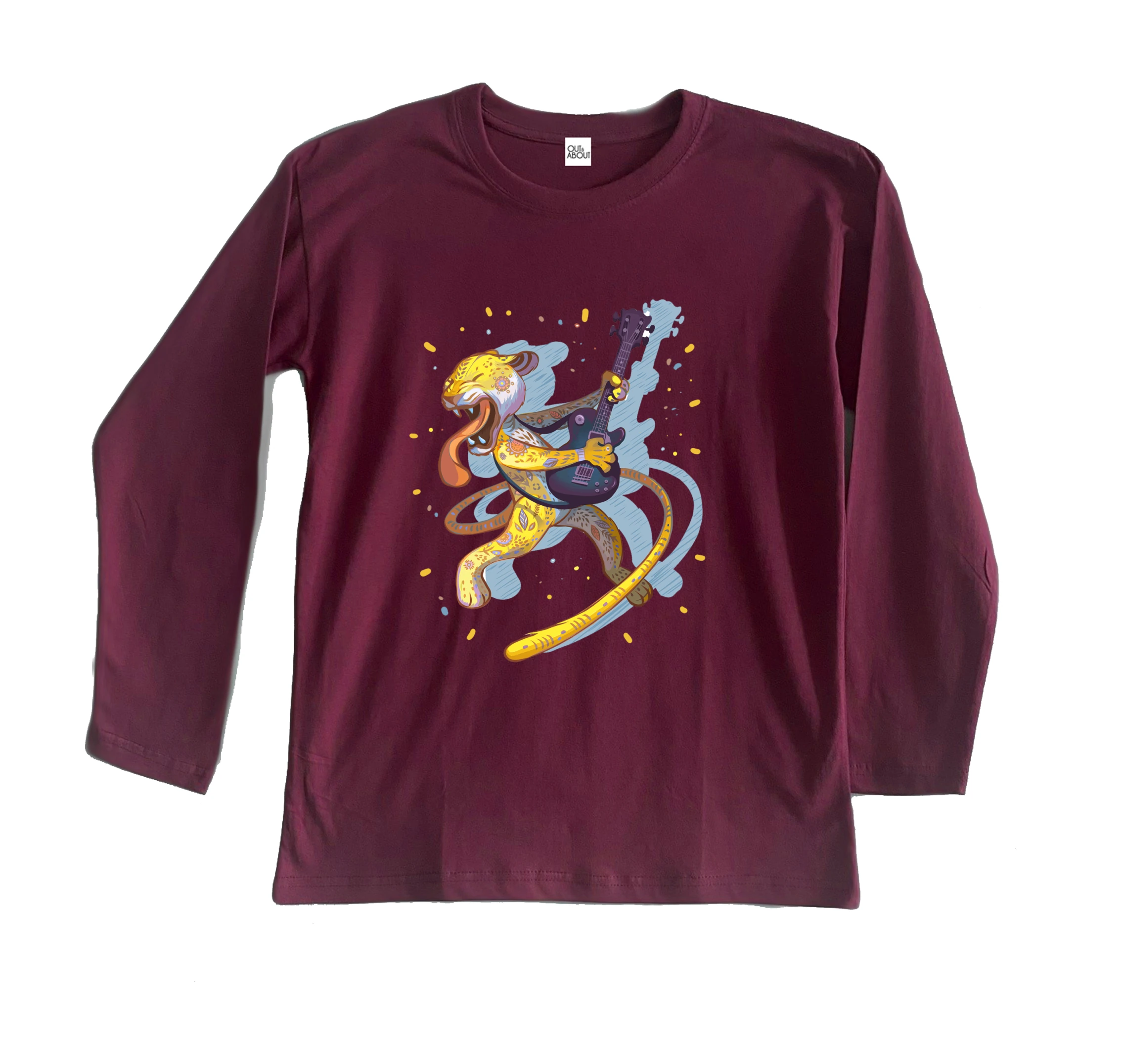 חולצה ארוכה נמר מנגן חולצה ארוכה נמר מנגן