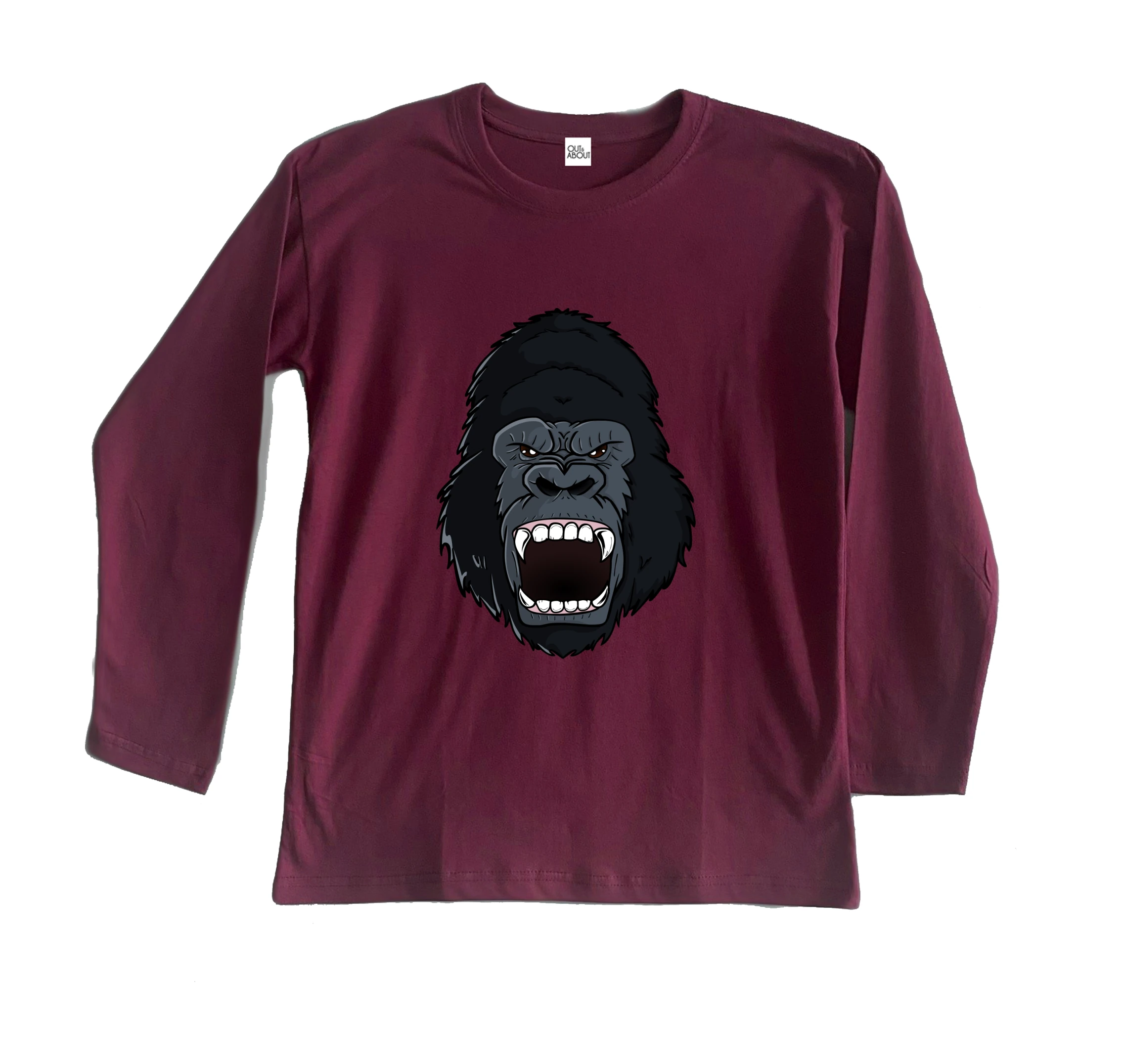 חולצה ארוכה גורילה גדולה חולצה ארוכה גורילה גדולה