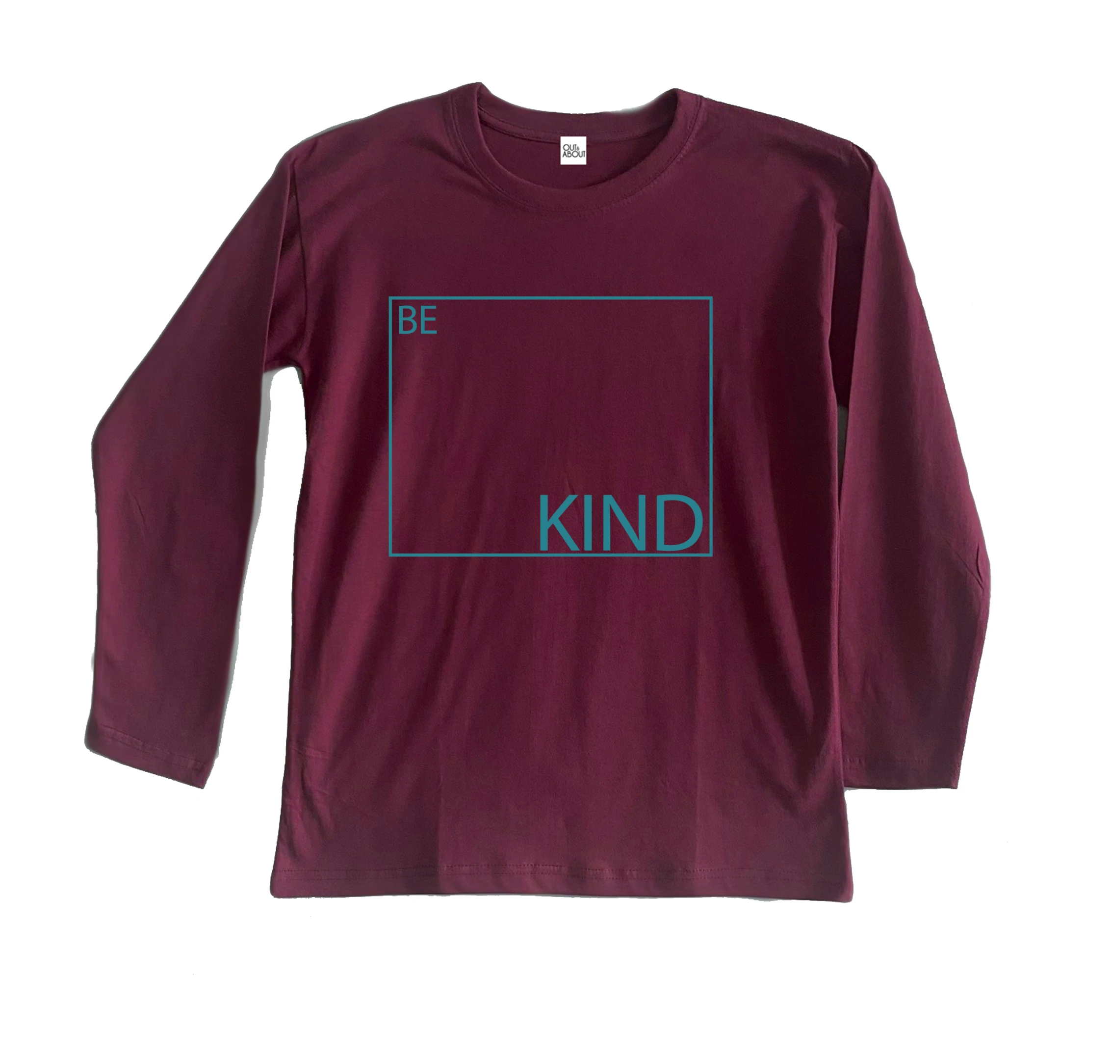 חולצה ארוכה be kind squre חולצה ארוכה be kind squre