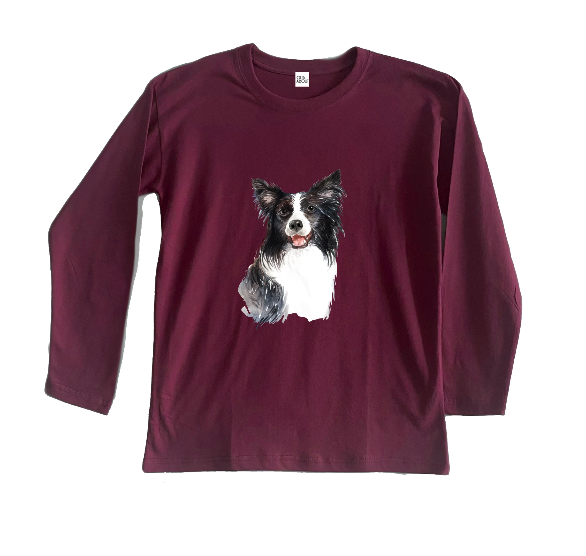 חולצה ארוכה בורדר קולי חולצה ארוכה בורדר קולי