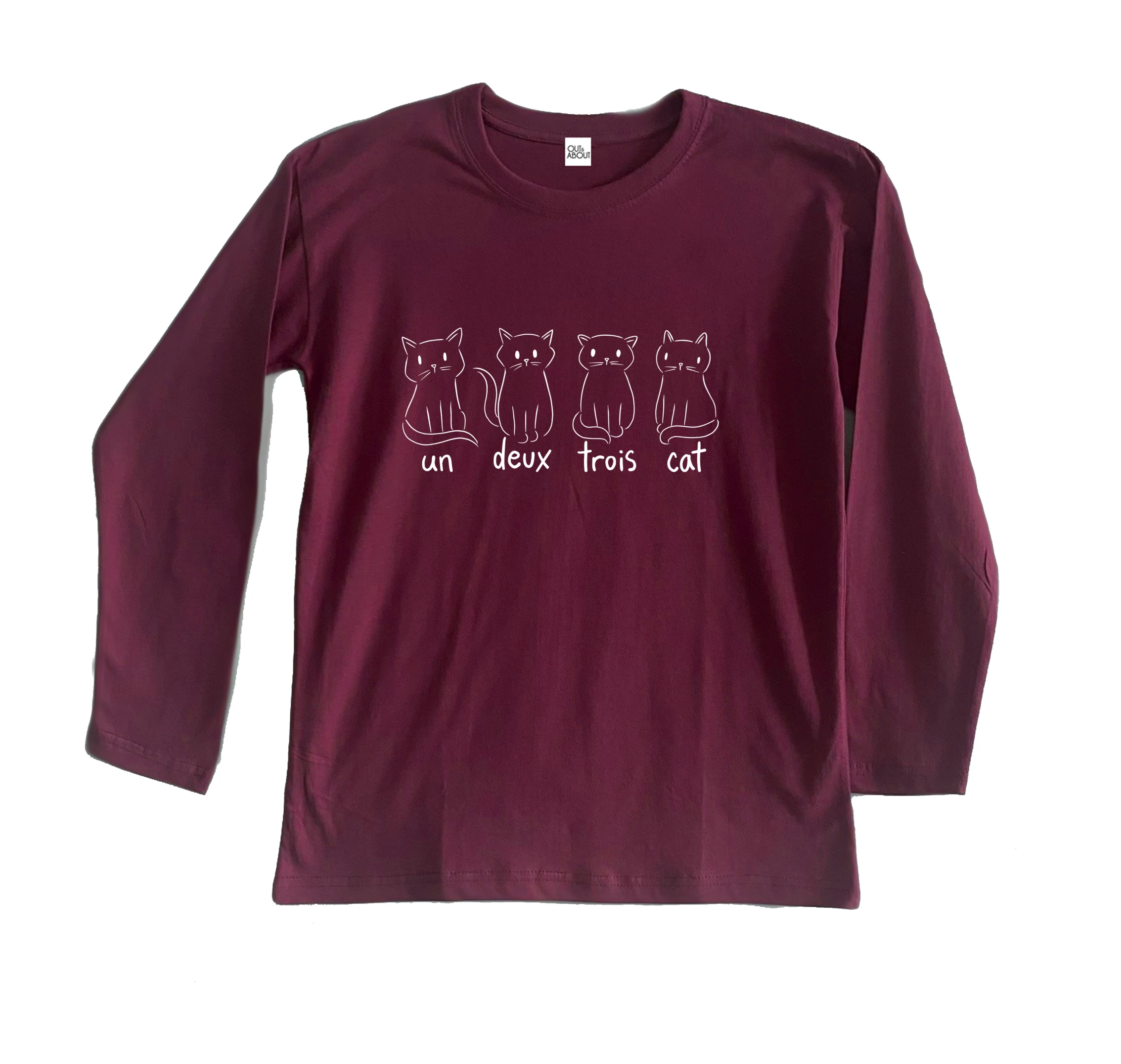 חולצה ארוכה ספירת חתולים חולצה ארוכה ספירת חתולים