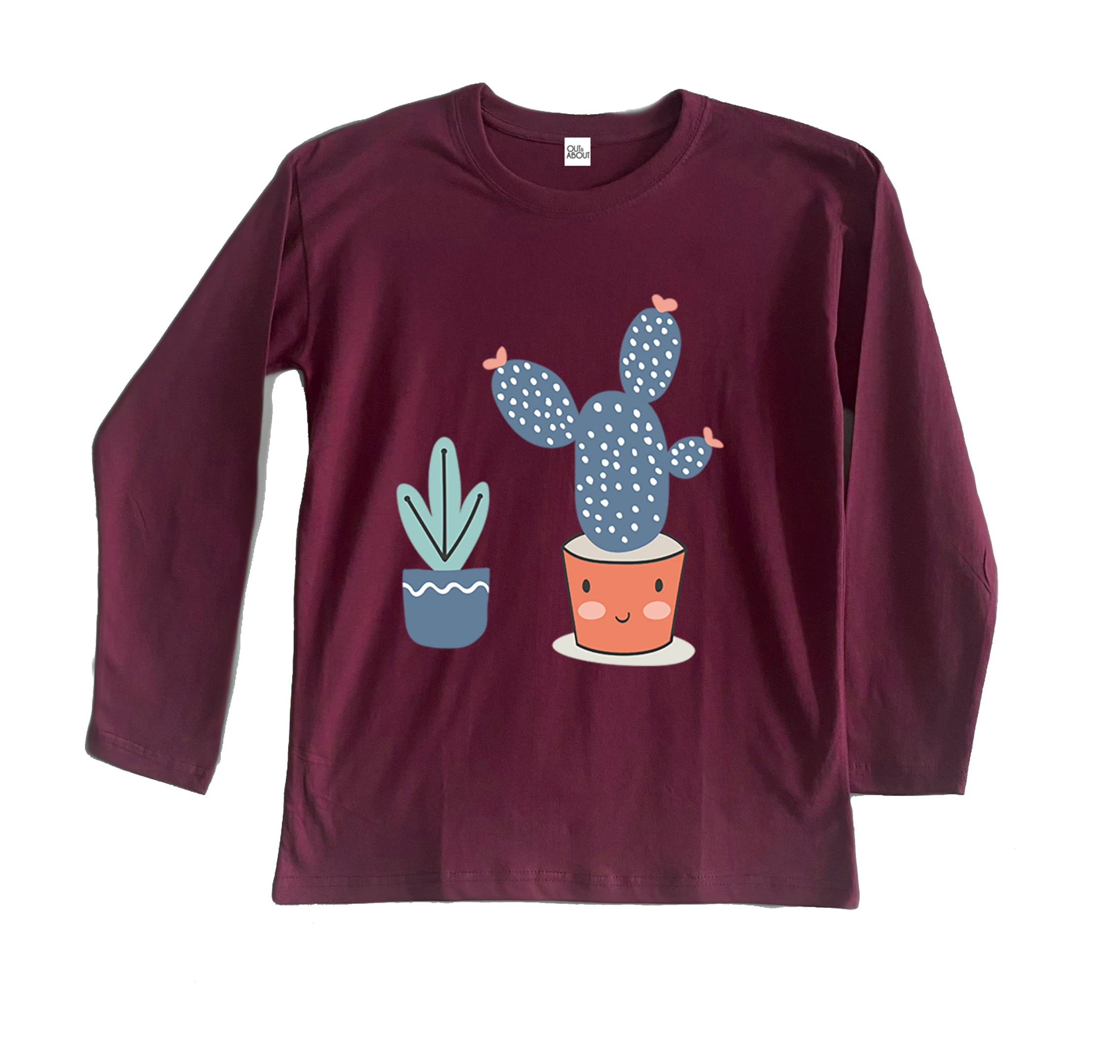 חולצה ארוכה קקטוסים