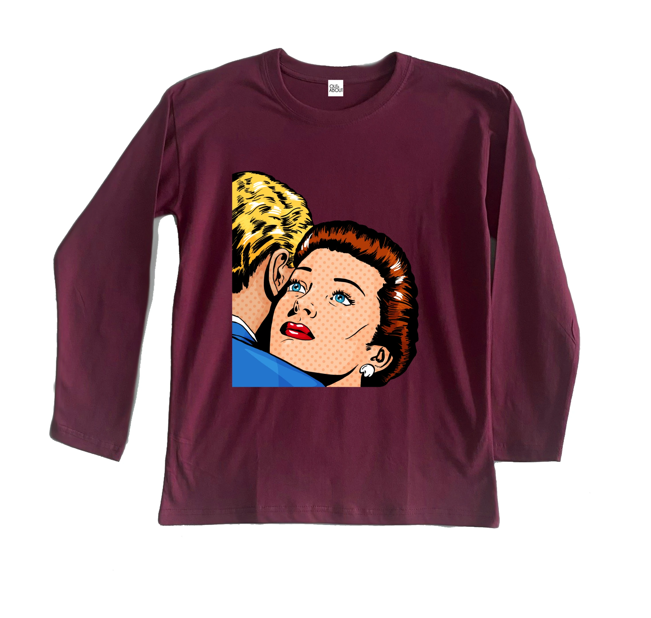 חולצה ארוכה פופ ארט 17 חולצה ארוכה פופ ארט 17