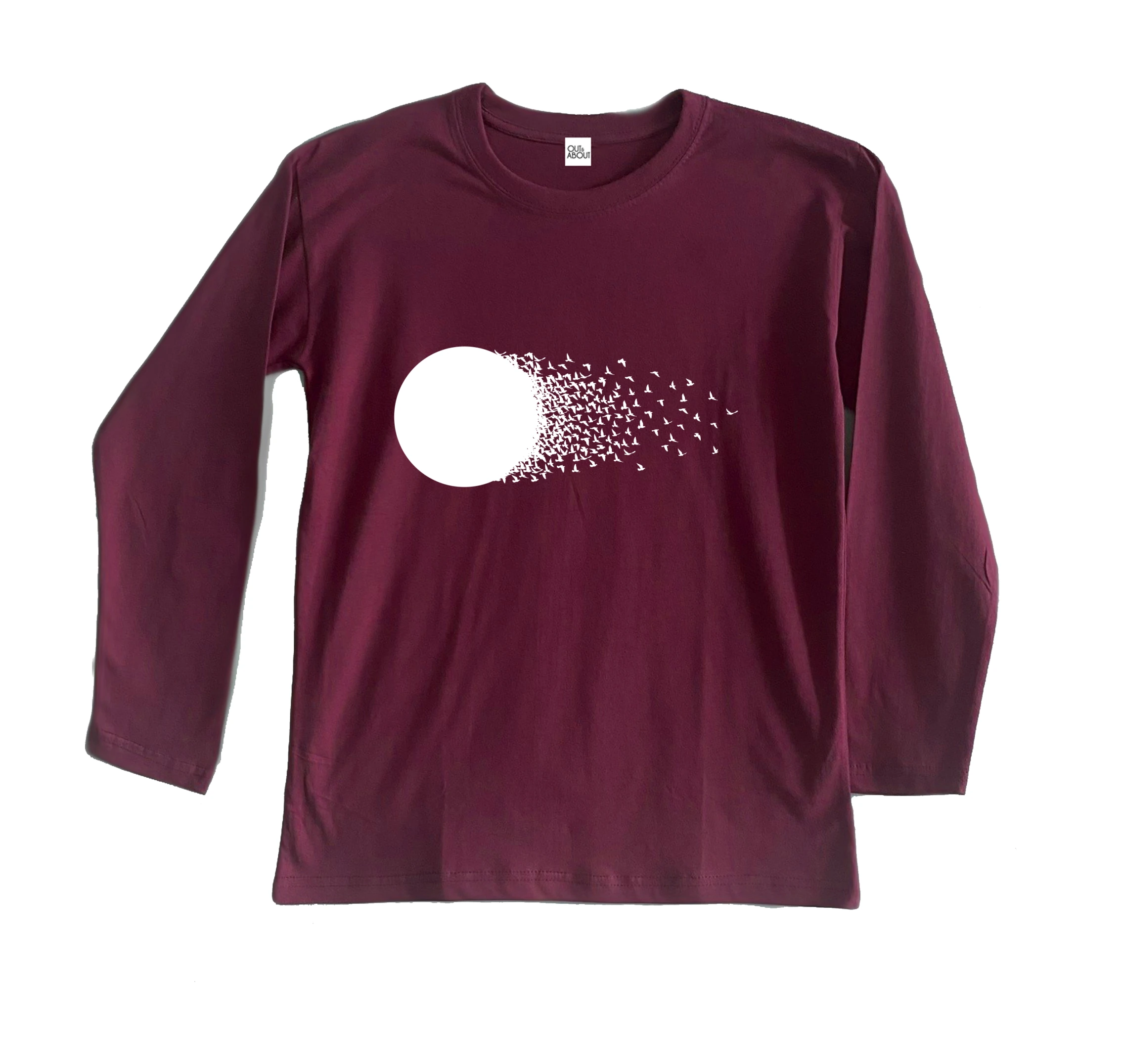 חולצה ארוכה להקת ציפורים חולצה ארוכה להקת ציפורים