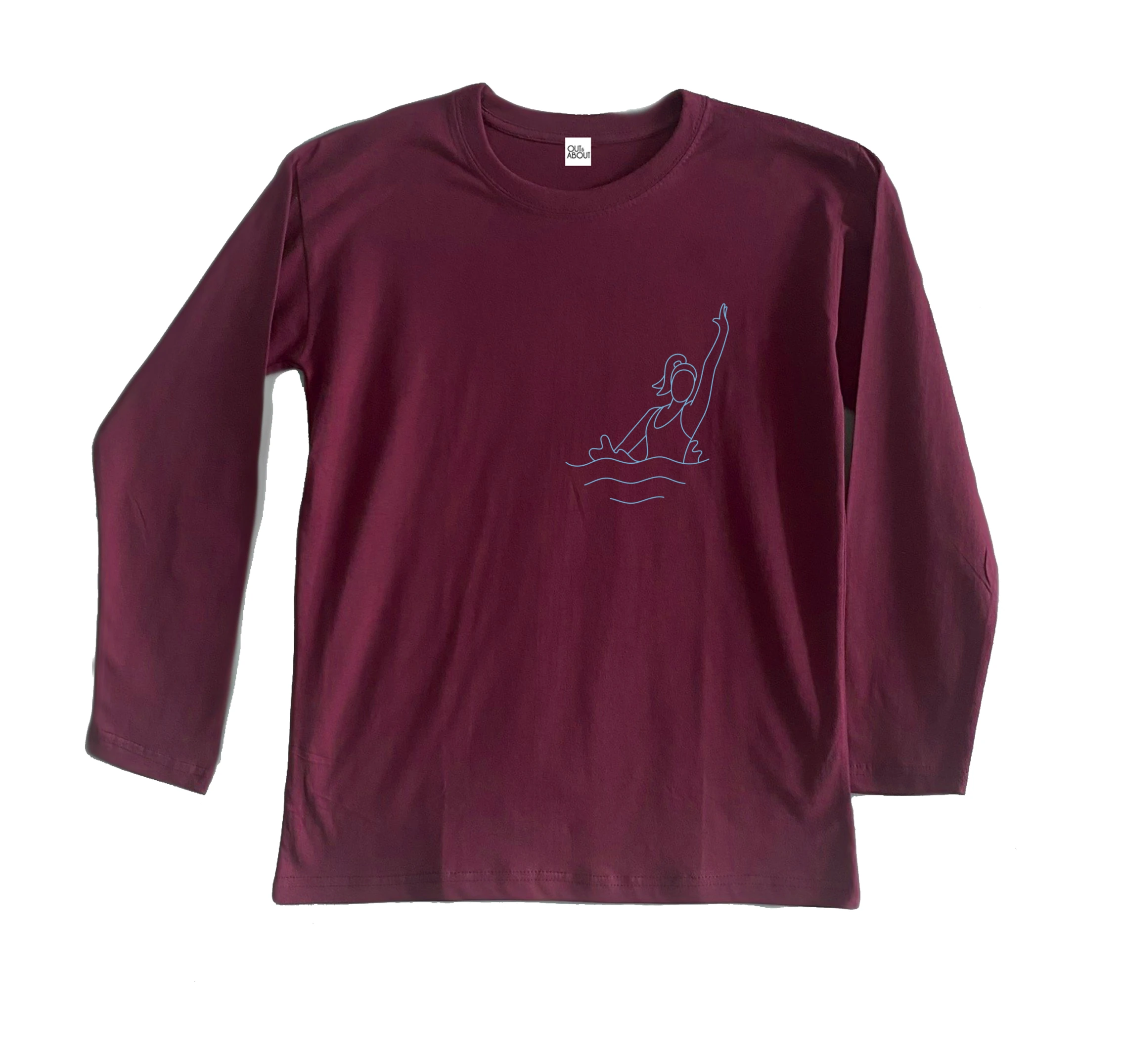 חולצה ארוכה ריקוד במים חולצה ארוכה ריקוד במים