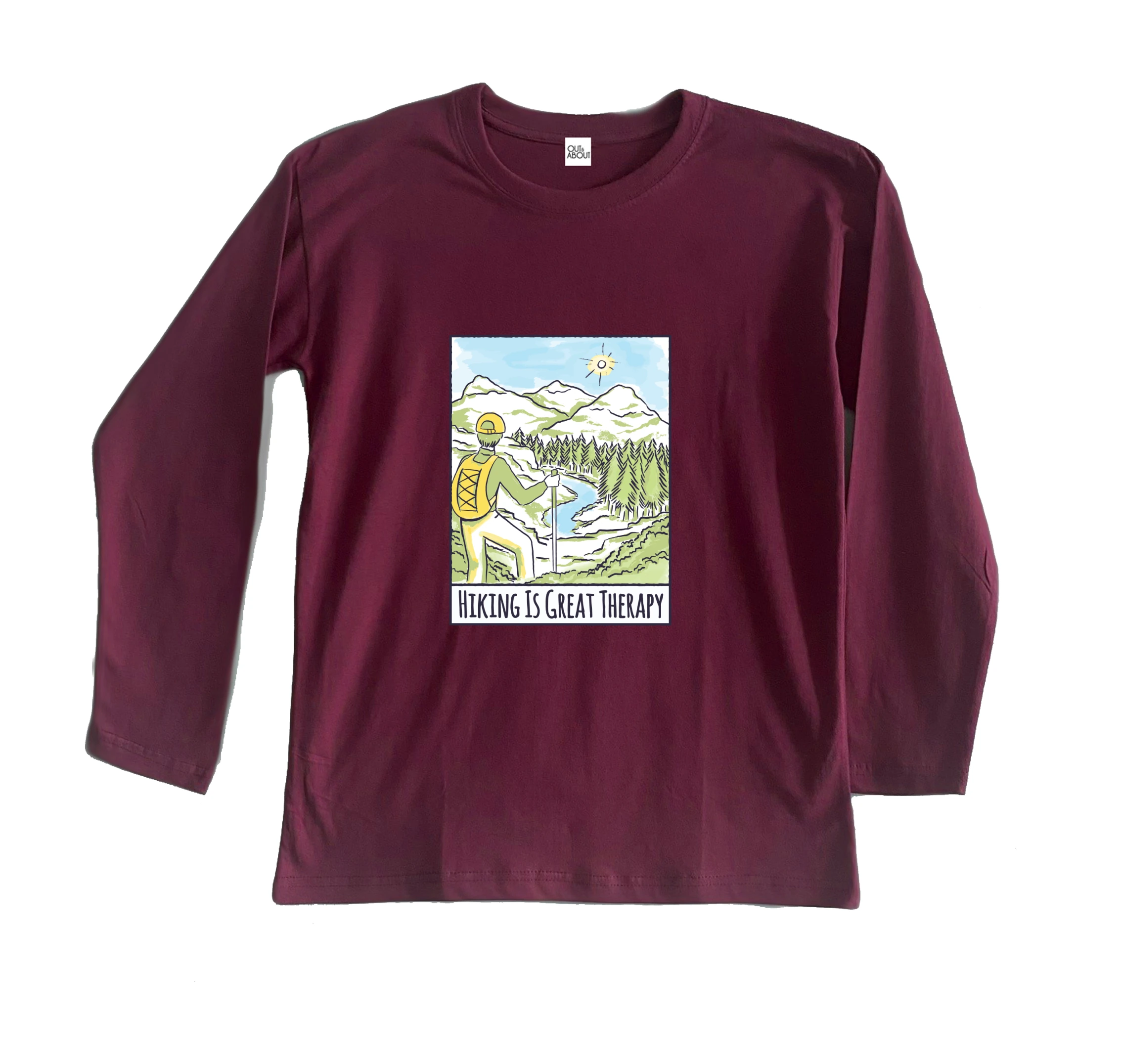 חולצה ארוכה תראפיית הליכה חולצה ארוכה תראפיית הליכה