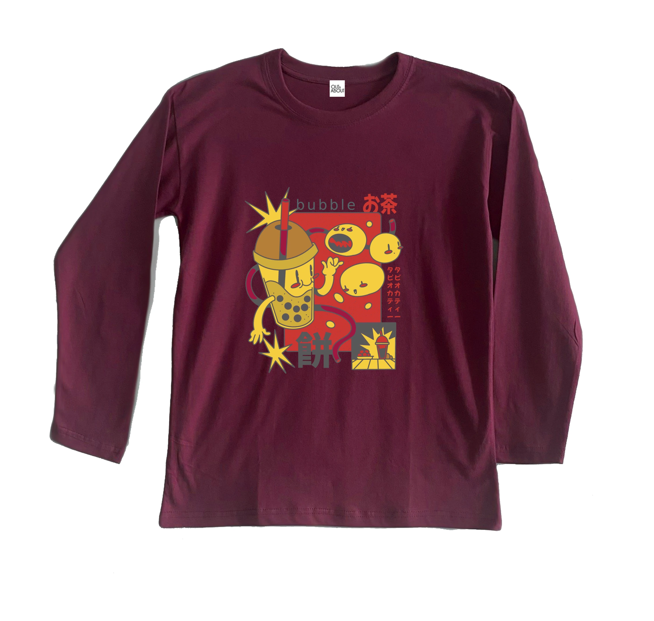 חולצה ארוכה bubble tea