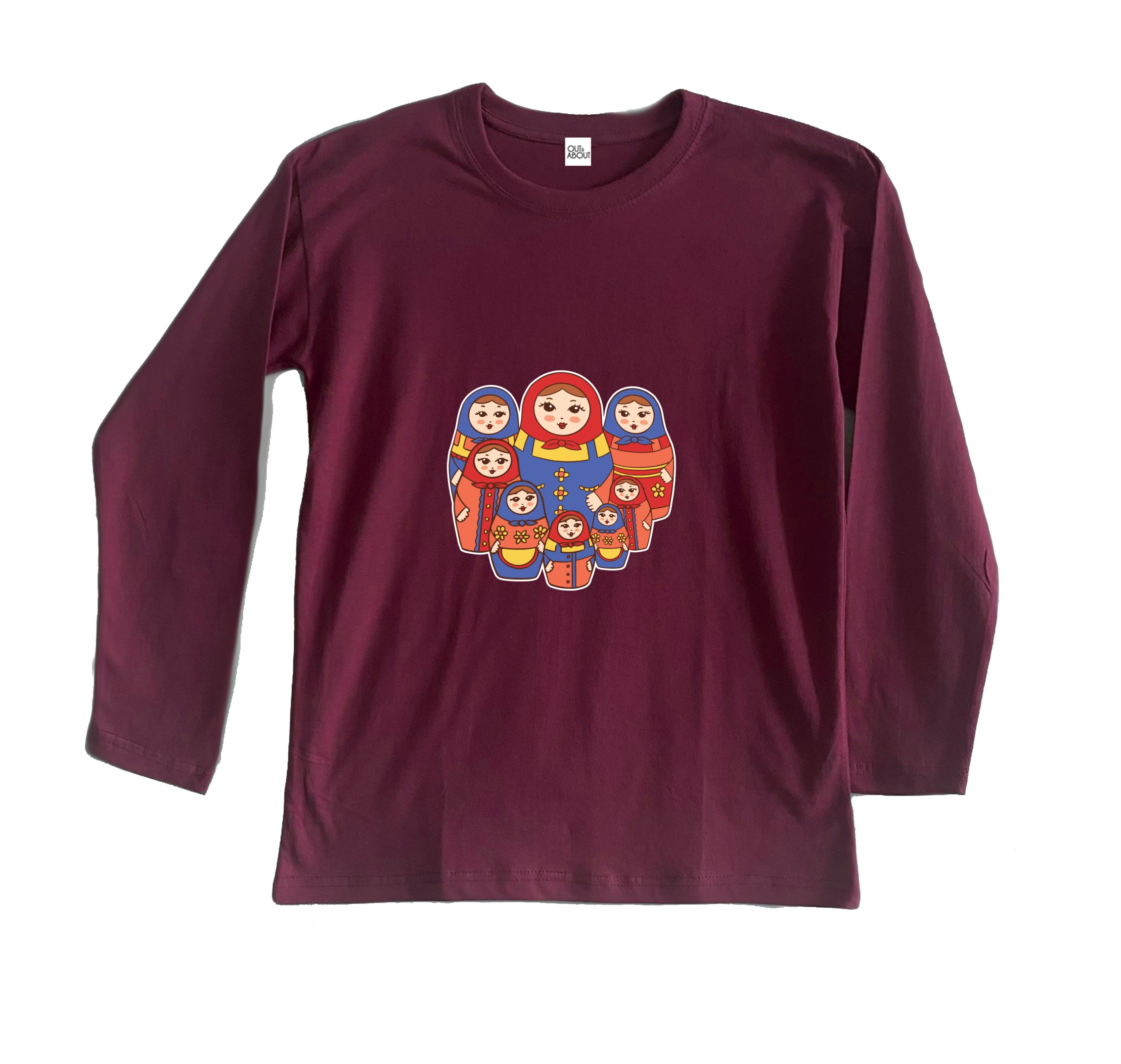 חולצה ארוכה בבושקות חולצה ארוכה בבושקות