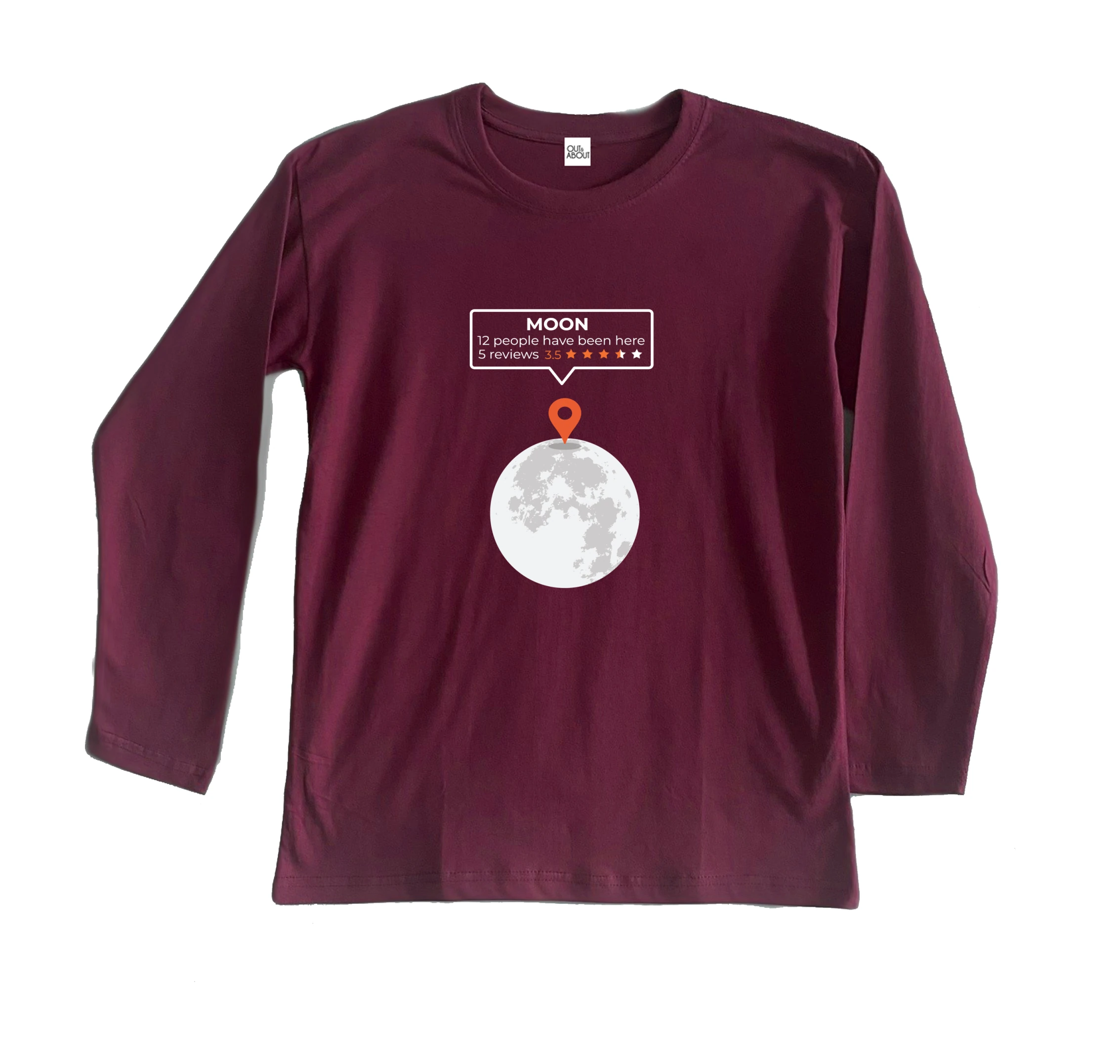 חולצה ארוכה ביקורת טיול ירח חולצה ארוכה ביקורת טיול ירח