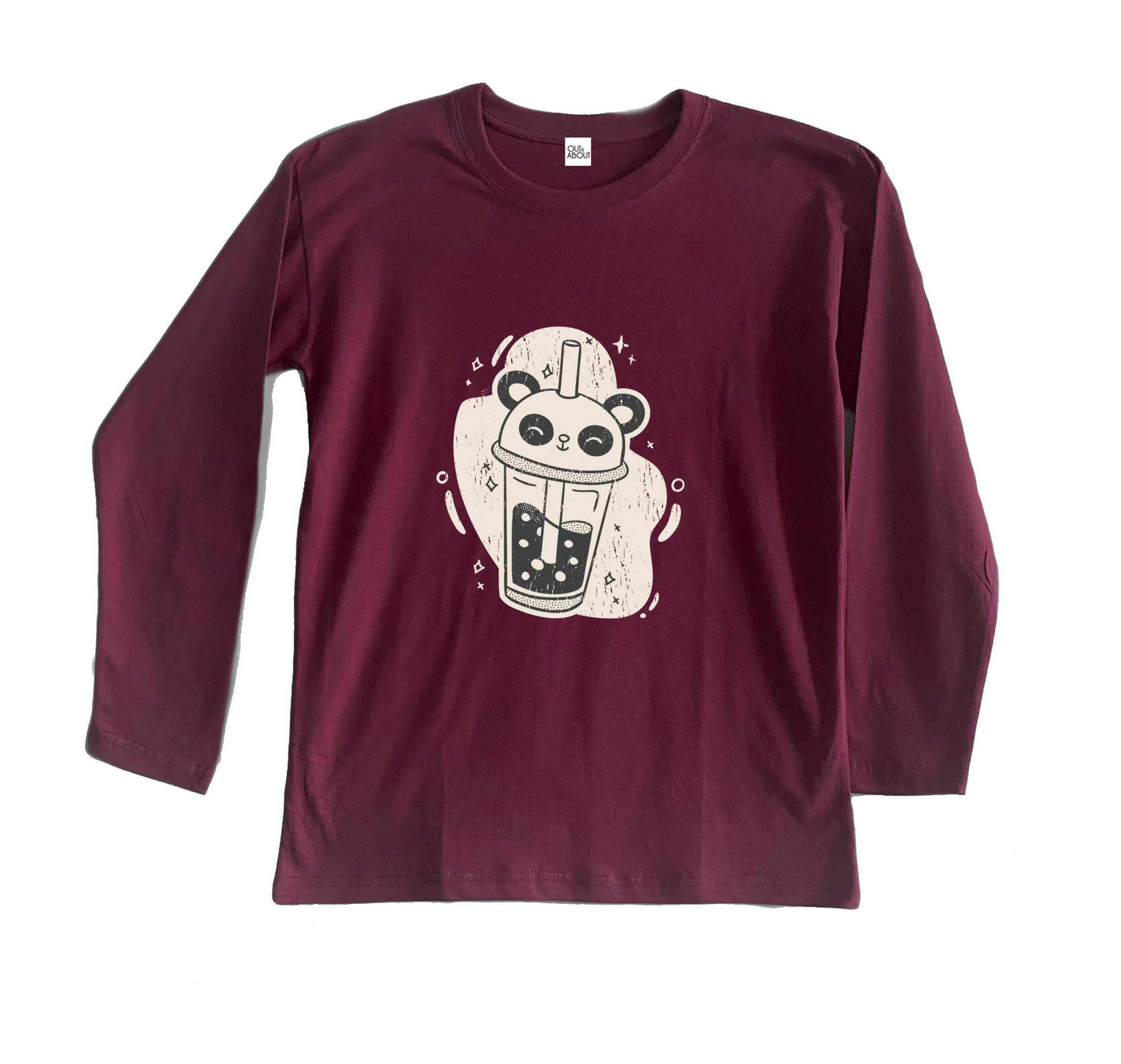 חולצה ארוכה מילקשייק פנדה חולצה ארוכה מילקשייק פנדה