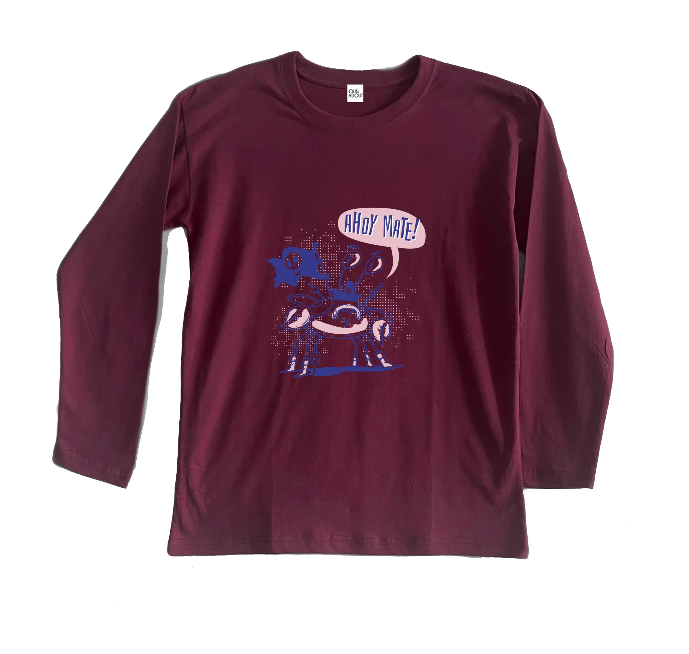 חולצה ארוכה סרטן פיראט חולצה ארוכה סרטן פיראט