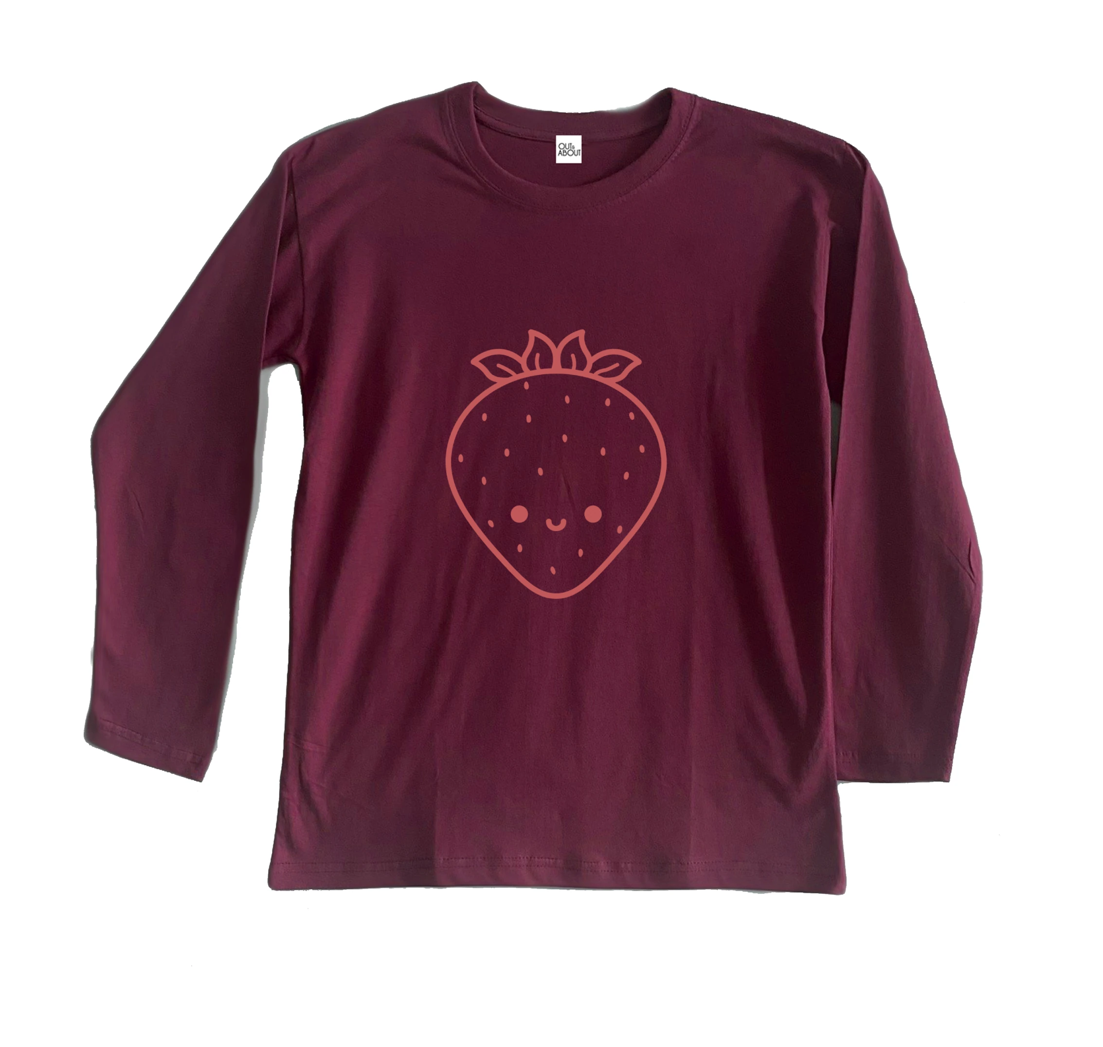 חולצה ארוכה תות חולצה ארוכה תות