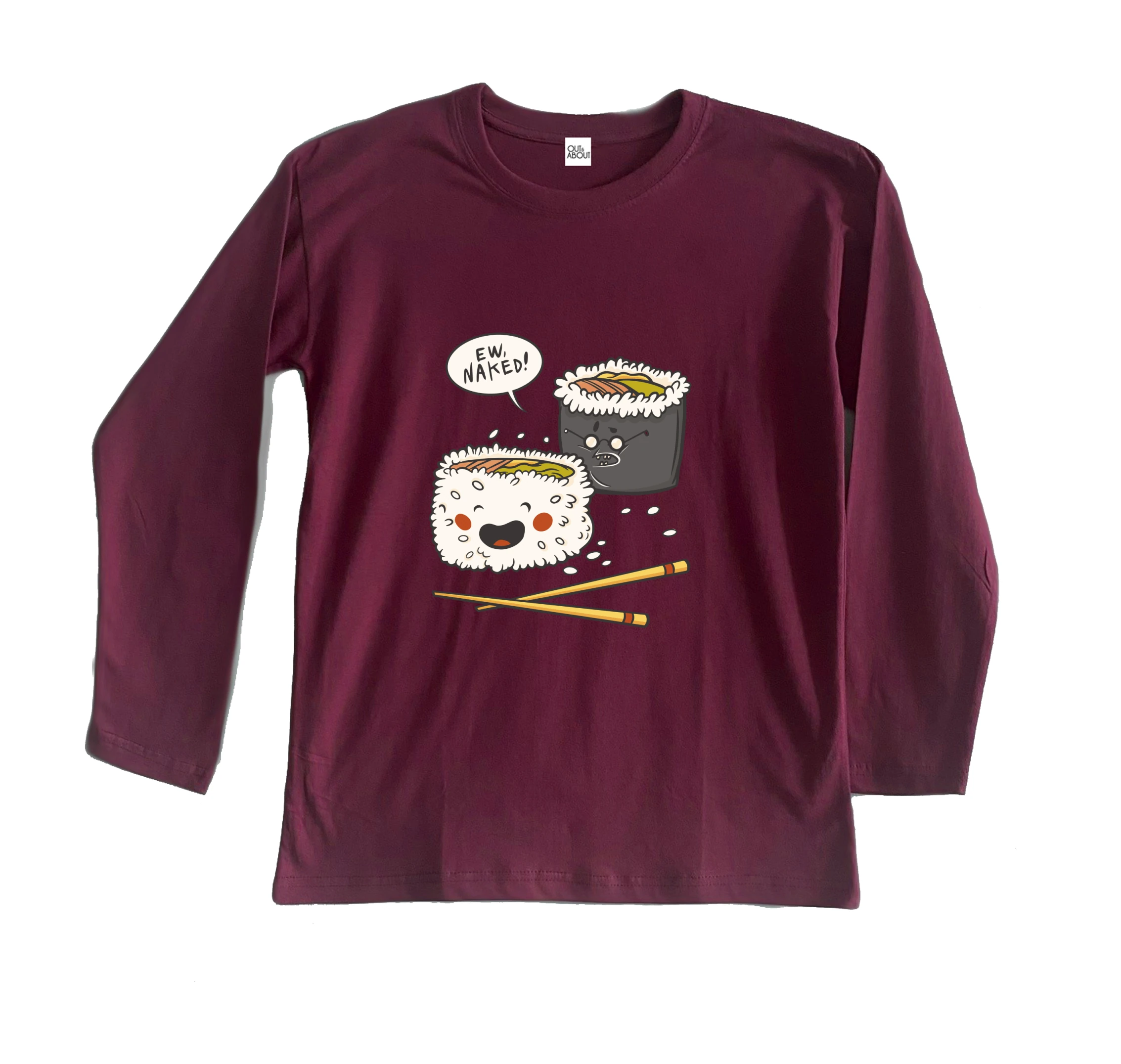 חולצה ארוכה סושי ערום