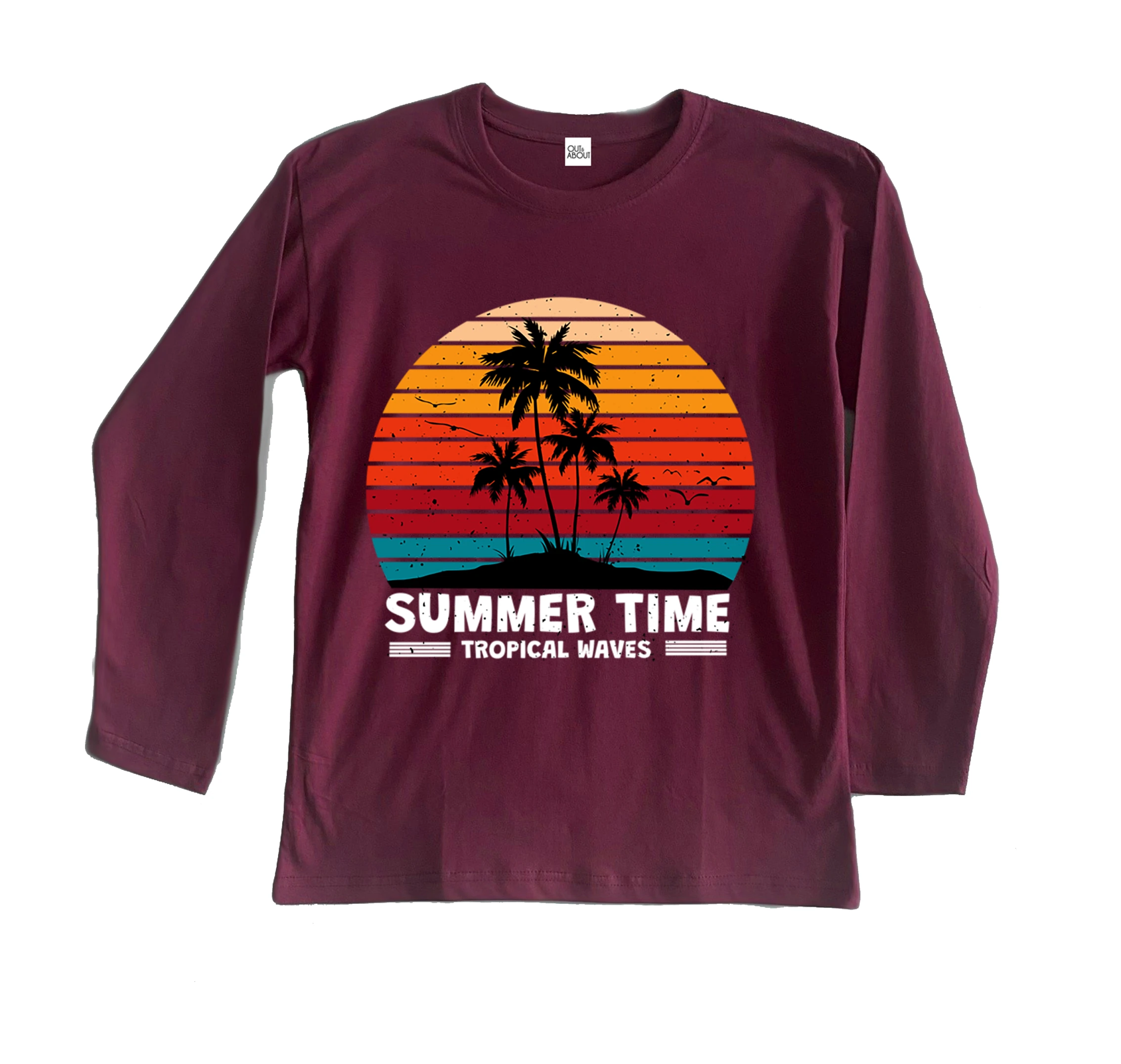 חולצה ארוכה חופשת קיץ חולצה ארוכה חופשת קיץ