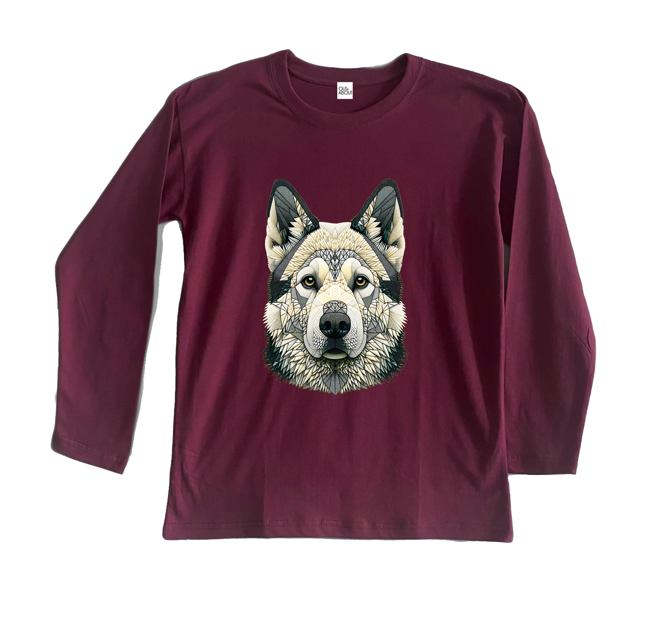 חולצה ארוכה Triangulated dog 3 חולצה ארוכה Triangulated dog 3