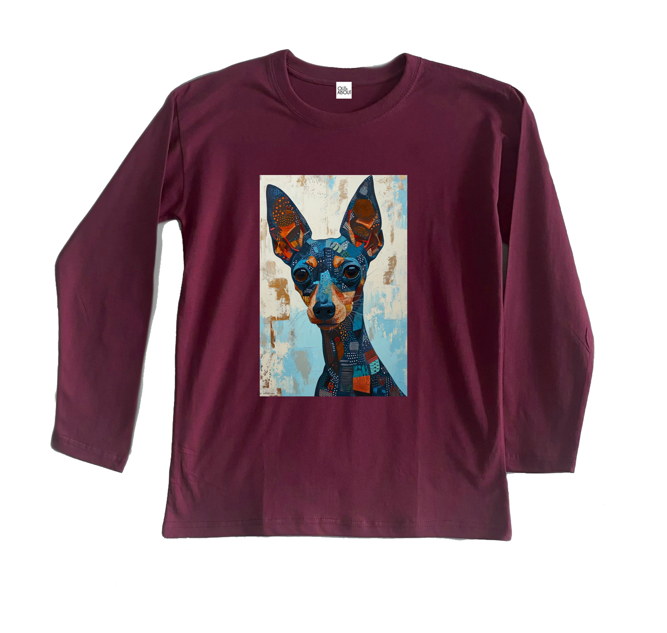 חולצה ארוכה dog painting חולצה ארוכה dog painting