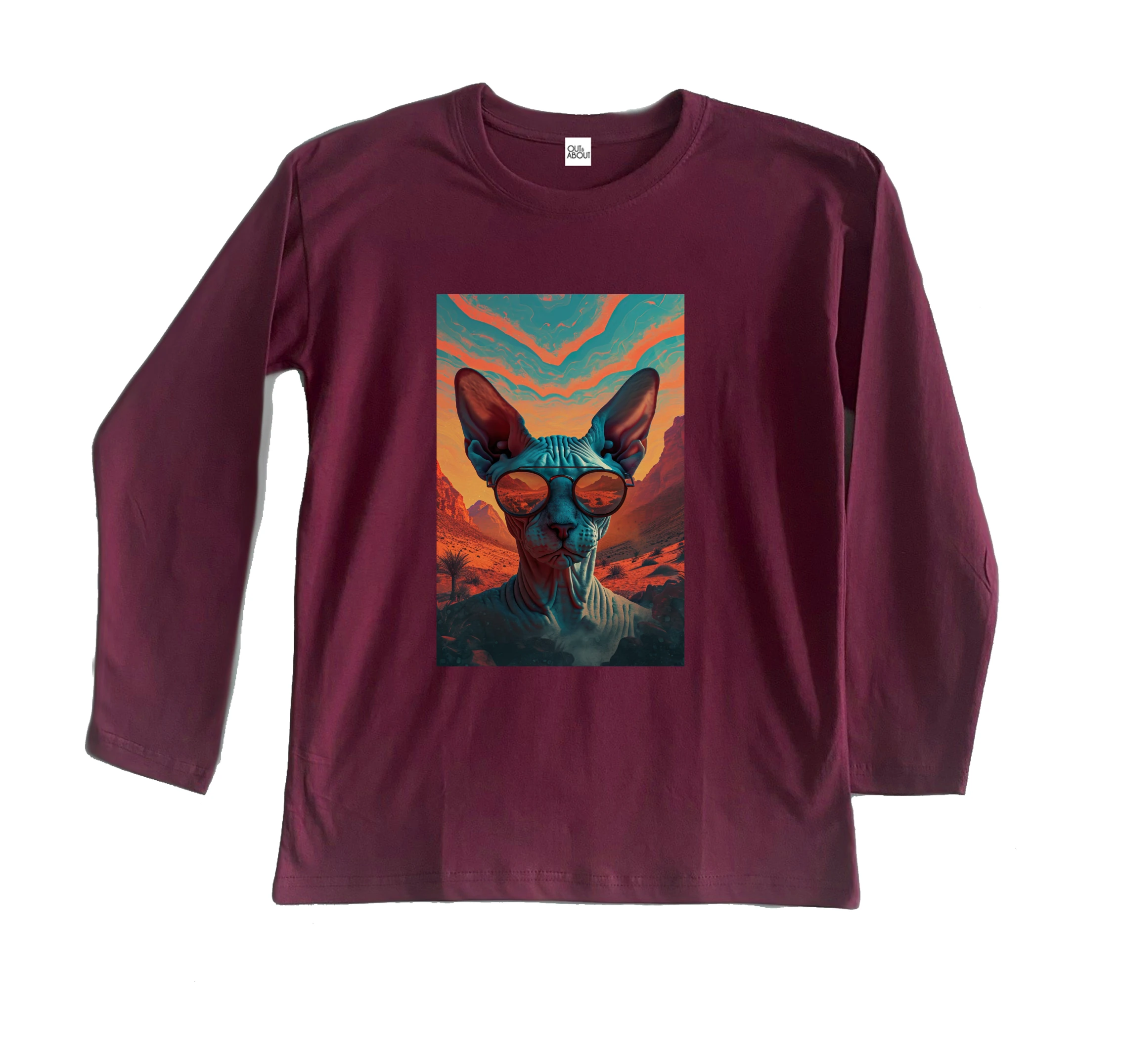 חולצה ארוכה Sphynx in a desert חולצה ארוכה Sphynx in a desert