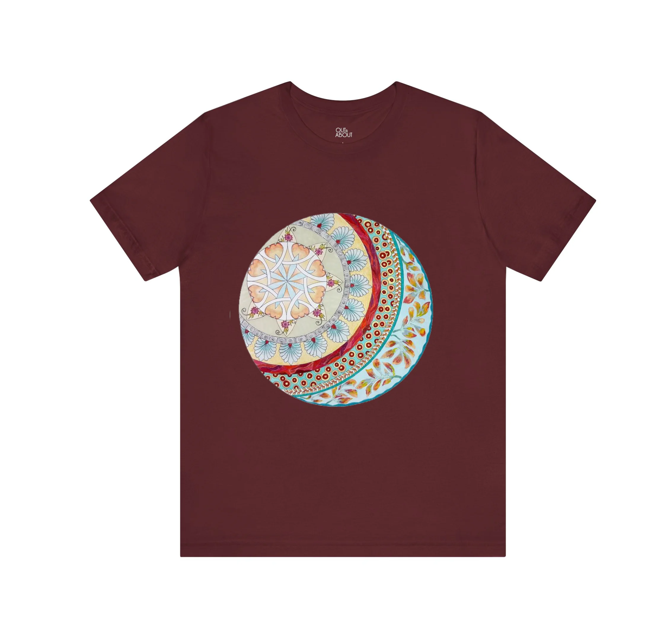 חולצה מנדלה עגולה חולצה מנדלה עגולה