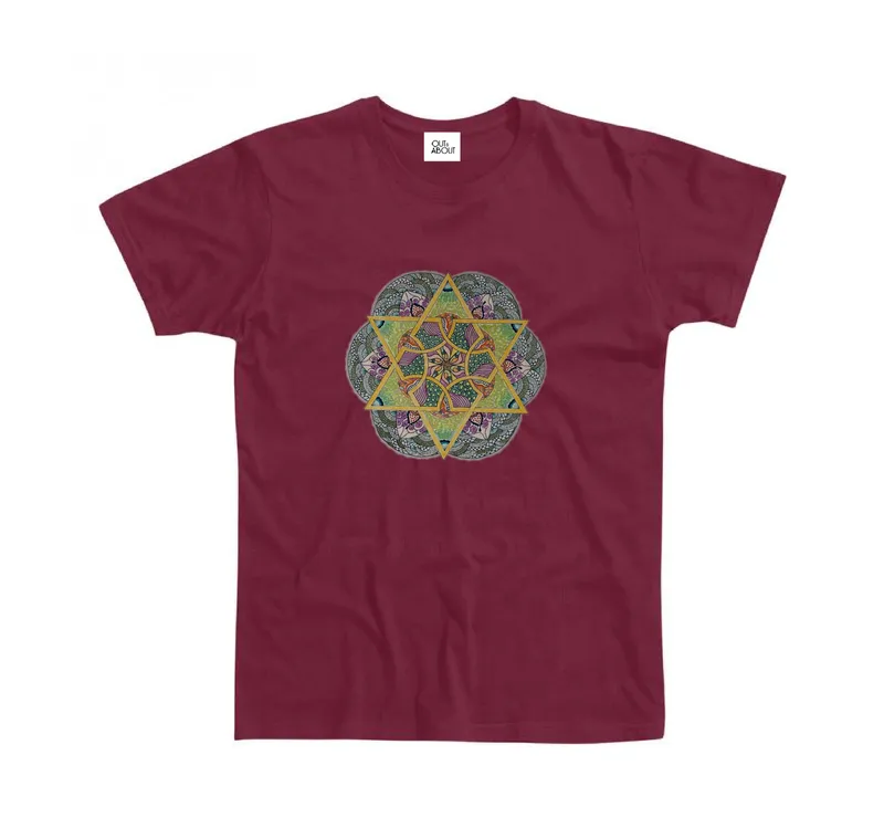 Basic Tee Mandala Star of David